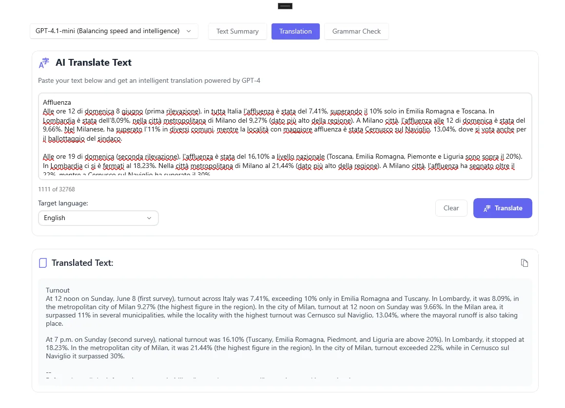 AI OpenChat - powered by GPT5 models screenshot 4