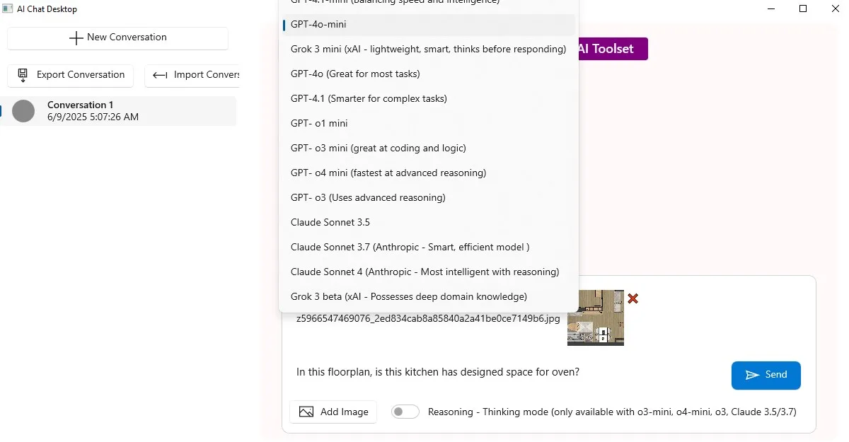 AI OpenChat - powered by GPT5 models screenshot 5