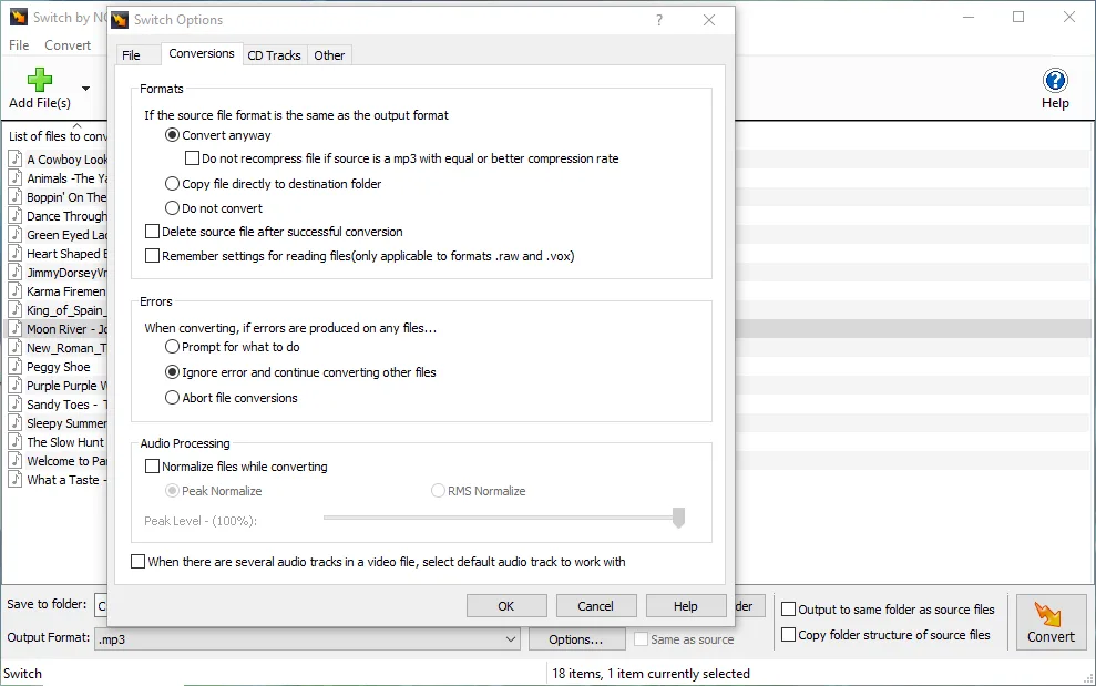 Switch Sound File Converter Express Edition screenshot 4