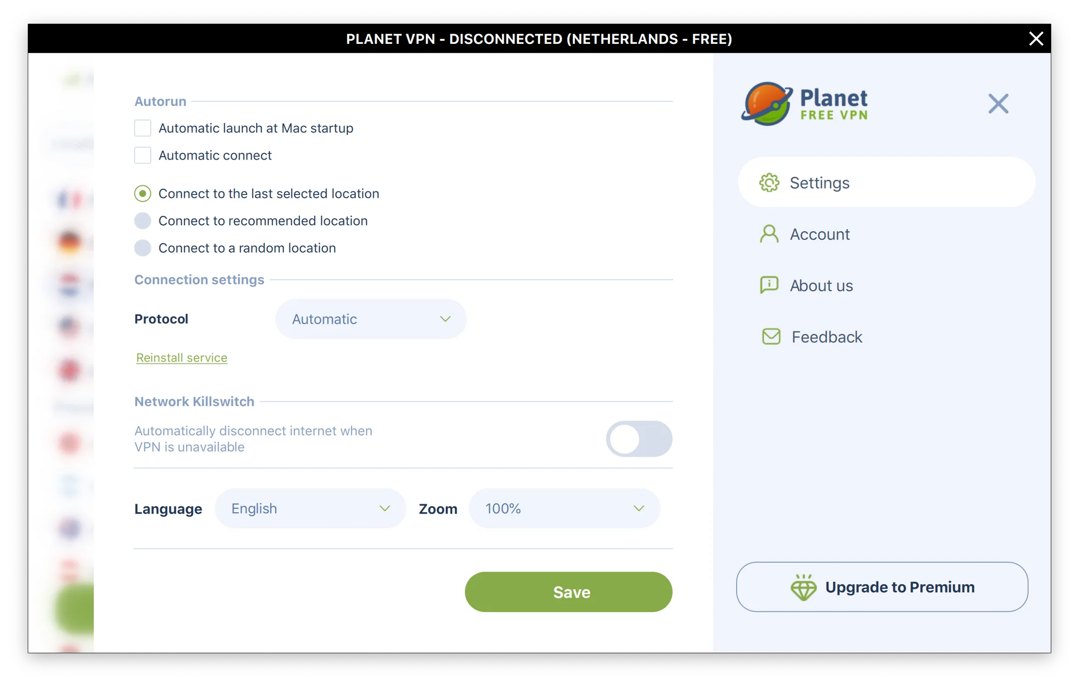 VPN - Planet VPN screenshot 1