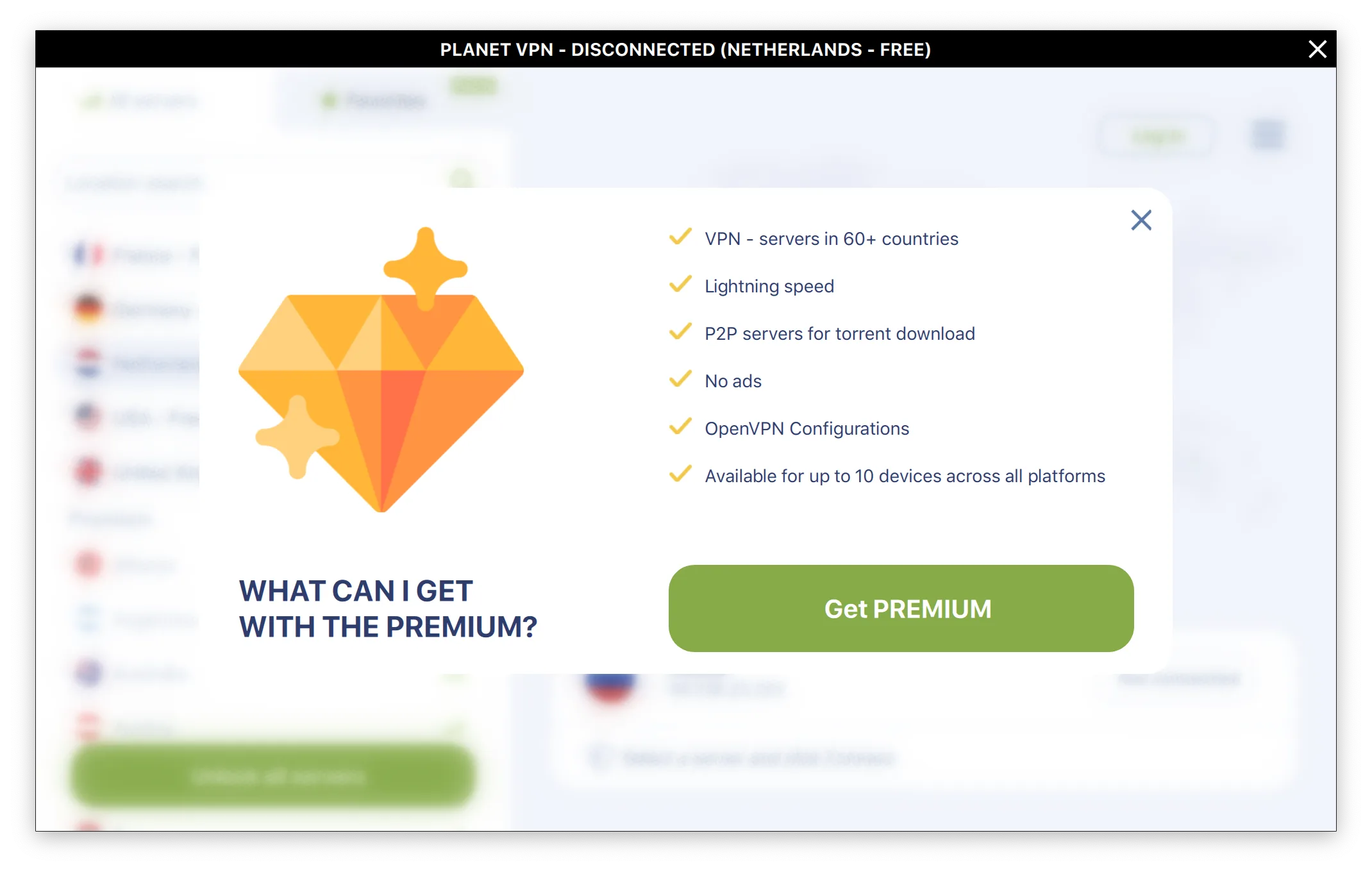 VPN - Planet VPN screenshot 2