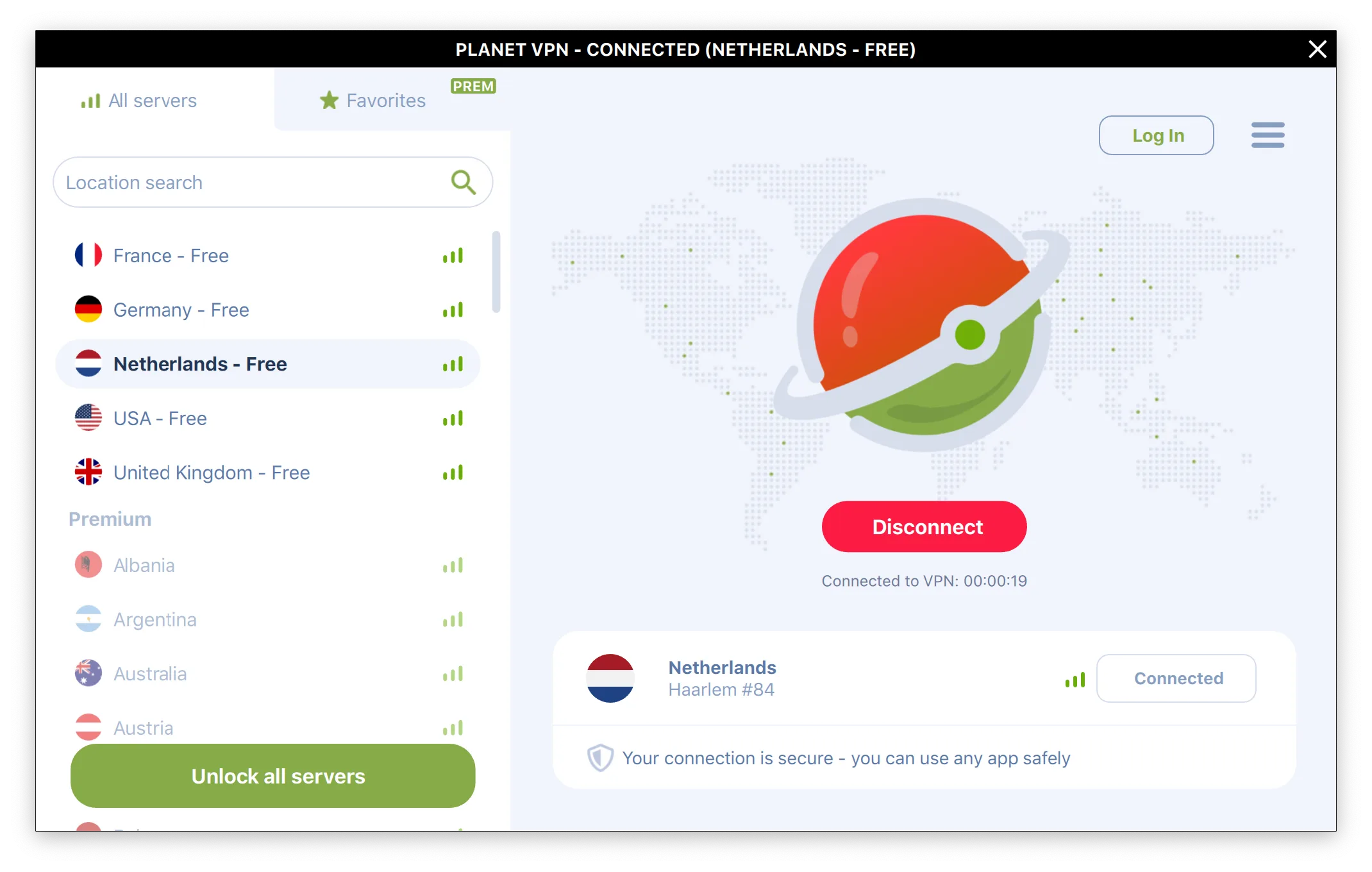 VPN - Planet VPN screenshot 3