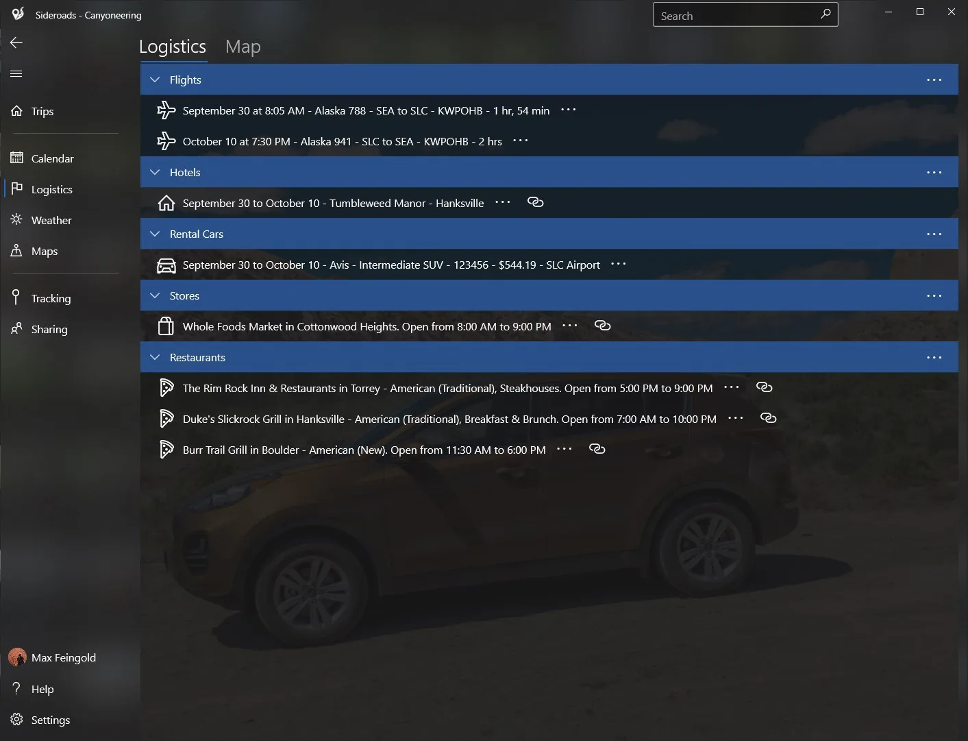 Sideroads screenshot 1
