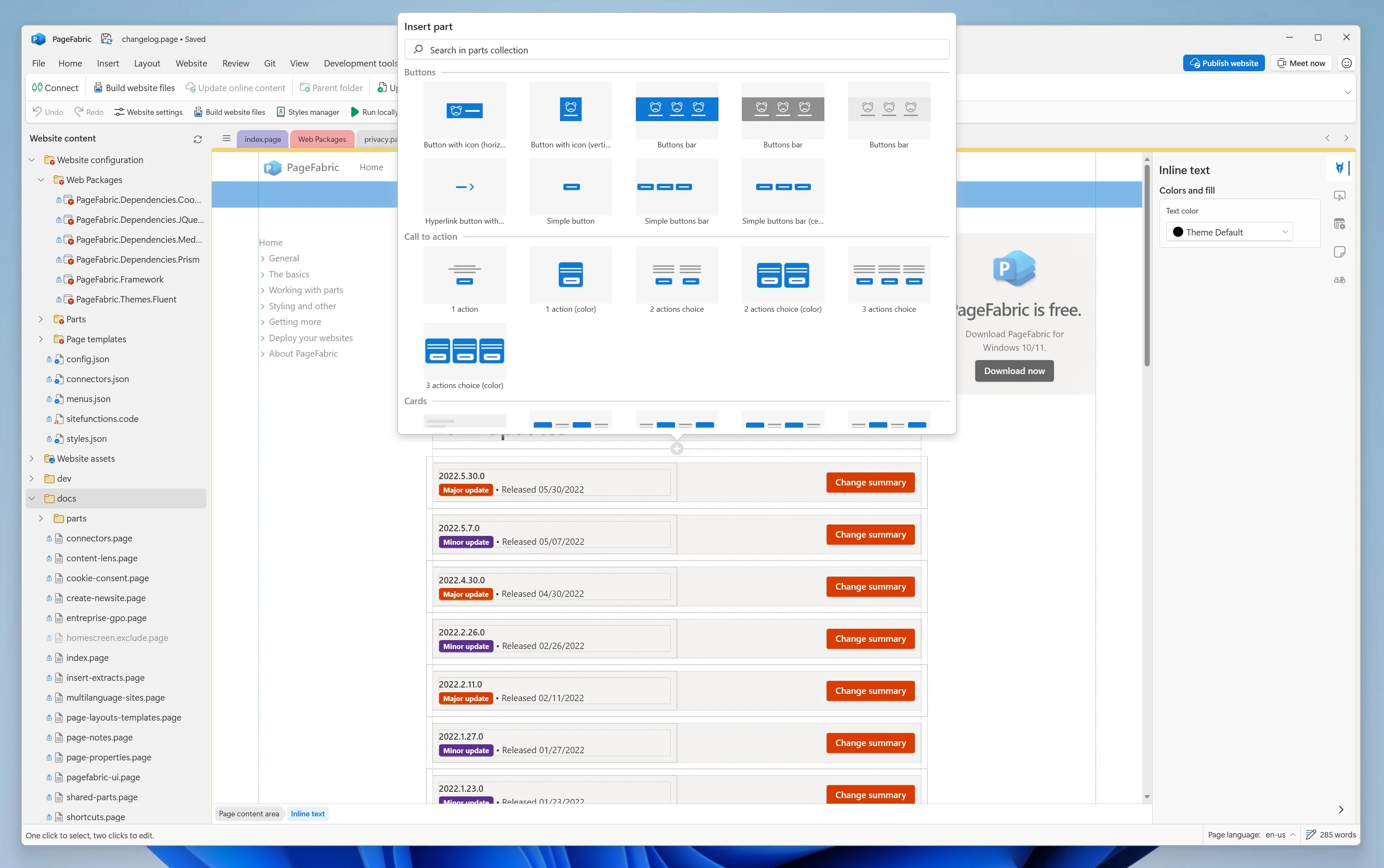 PageFabric screenshot 4