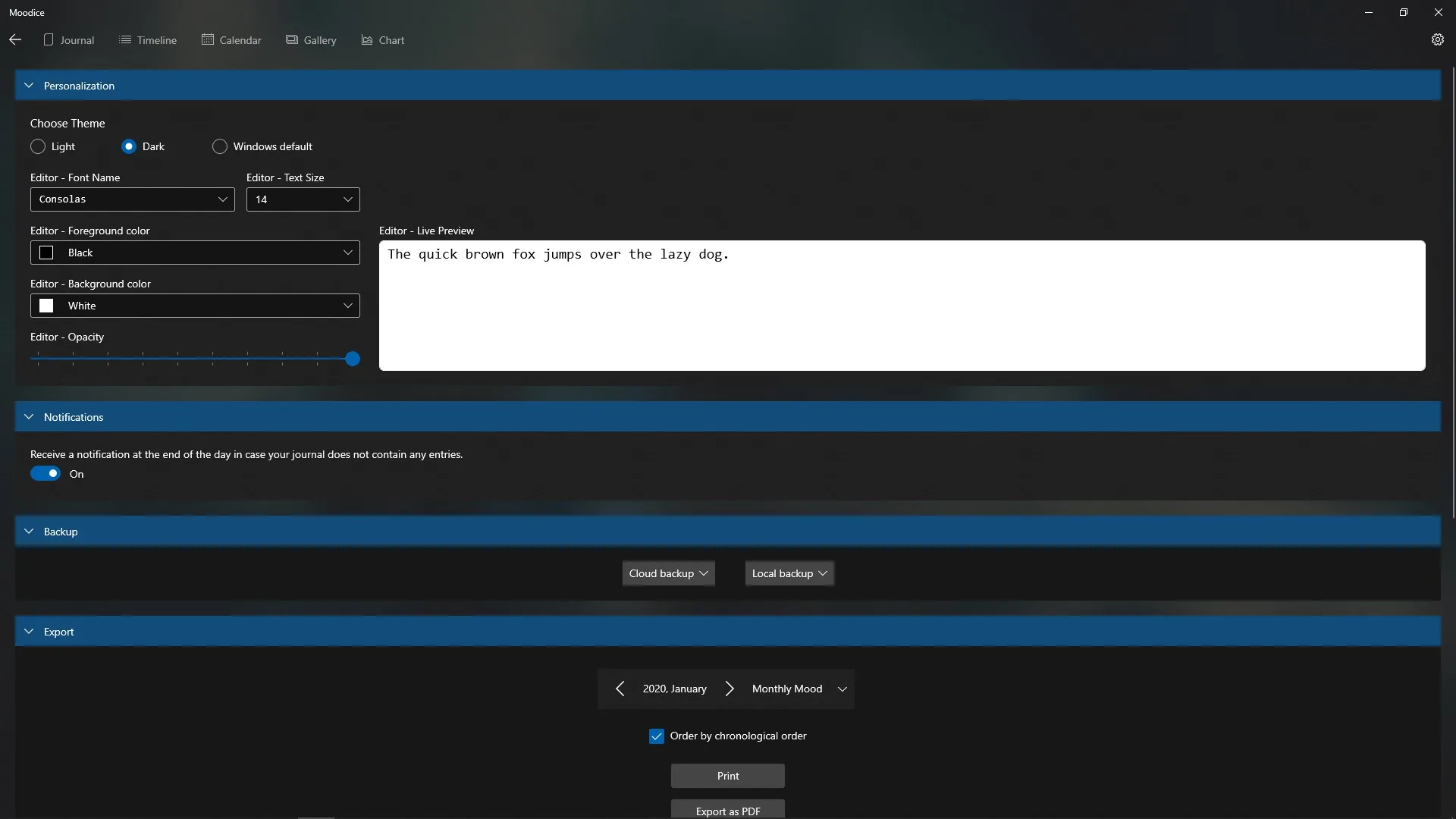 Moodice screenshot 5