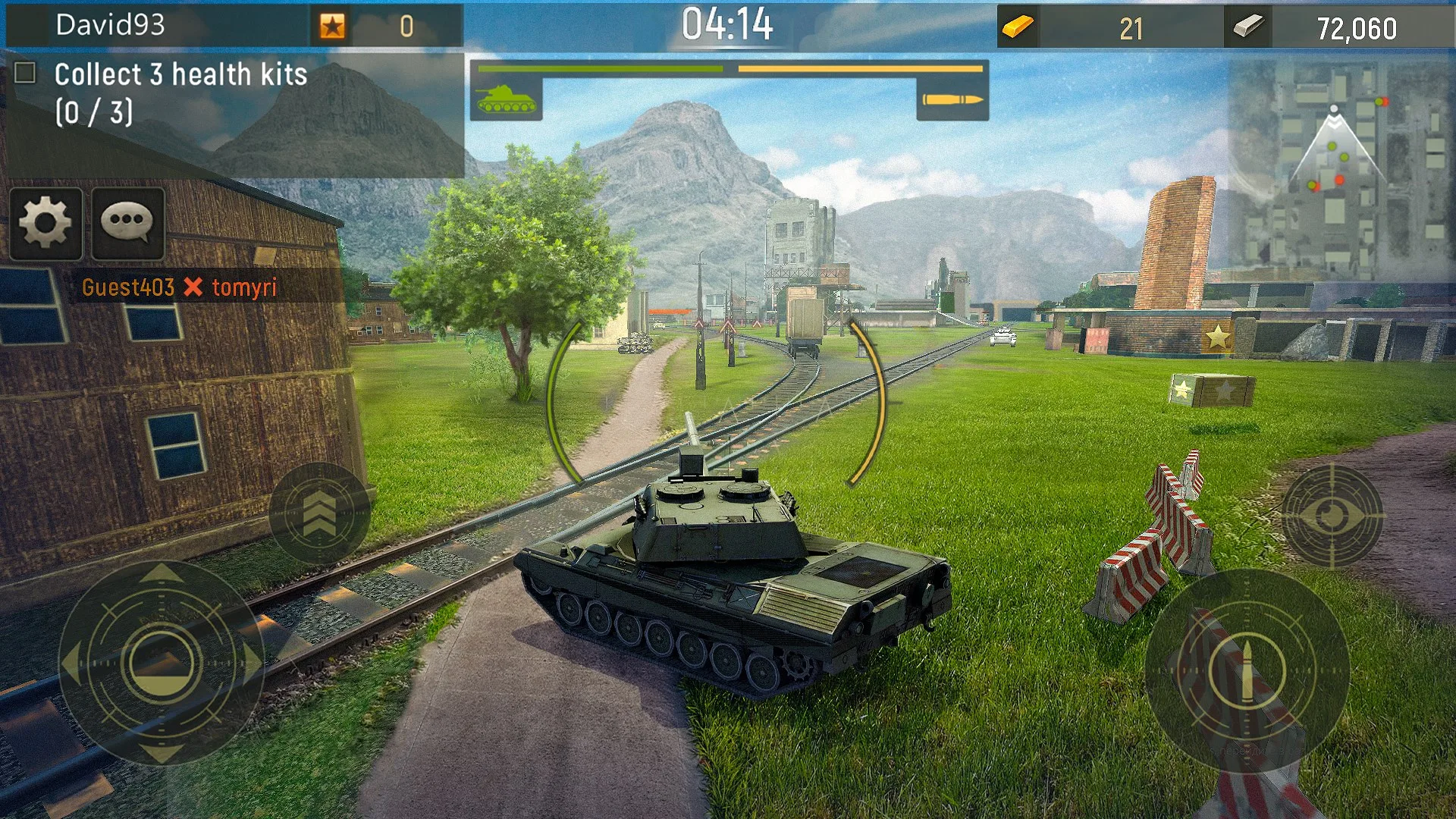 Grand Tanks: WW2 Tank Shooter Game screenshot 1