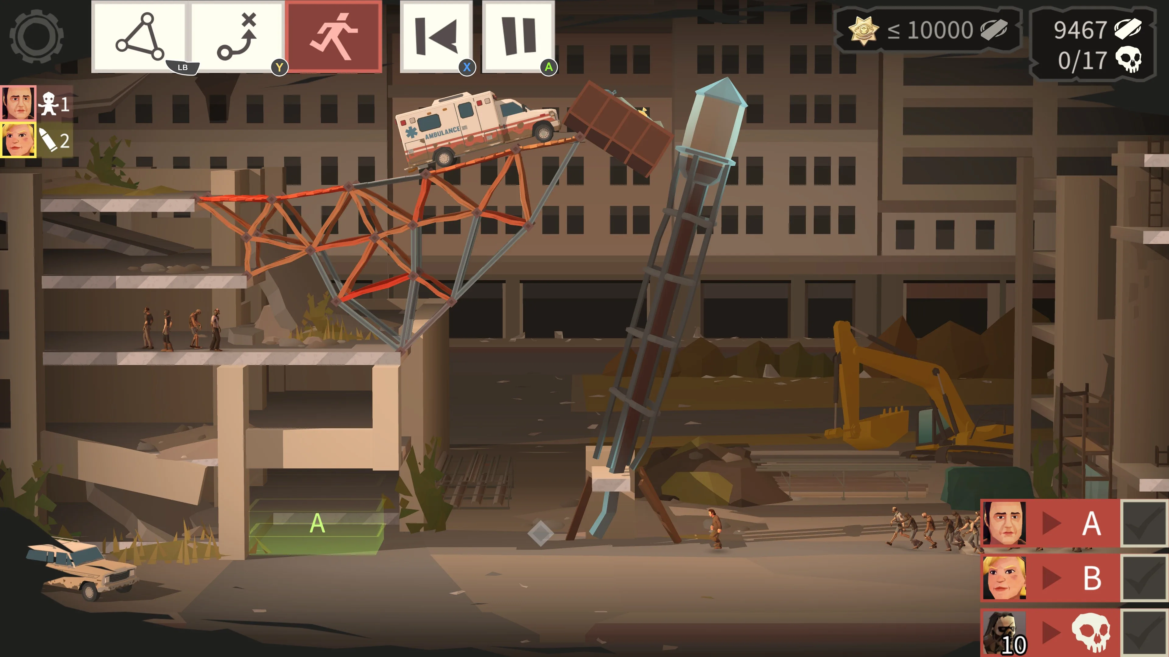 Bridge Constructor: The Walking Dead screenshot 3