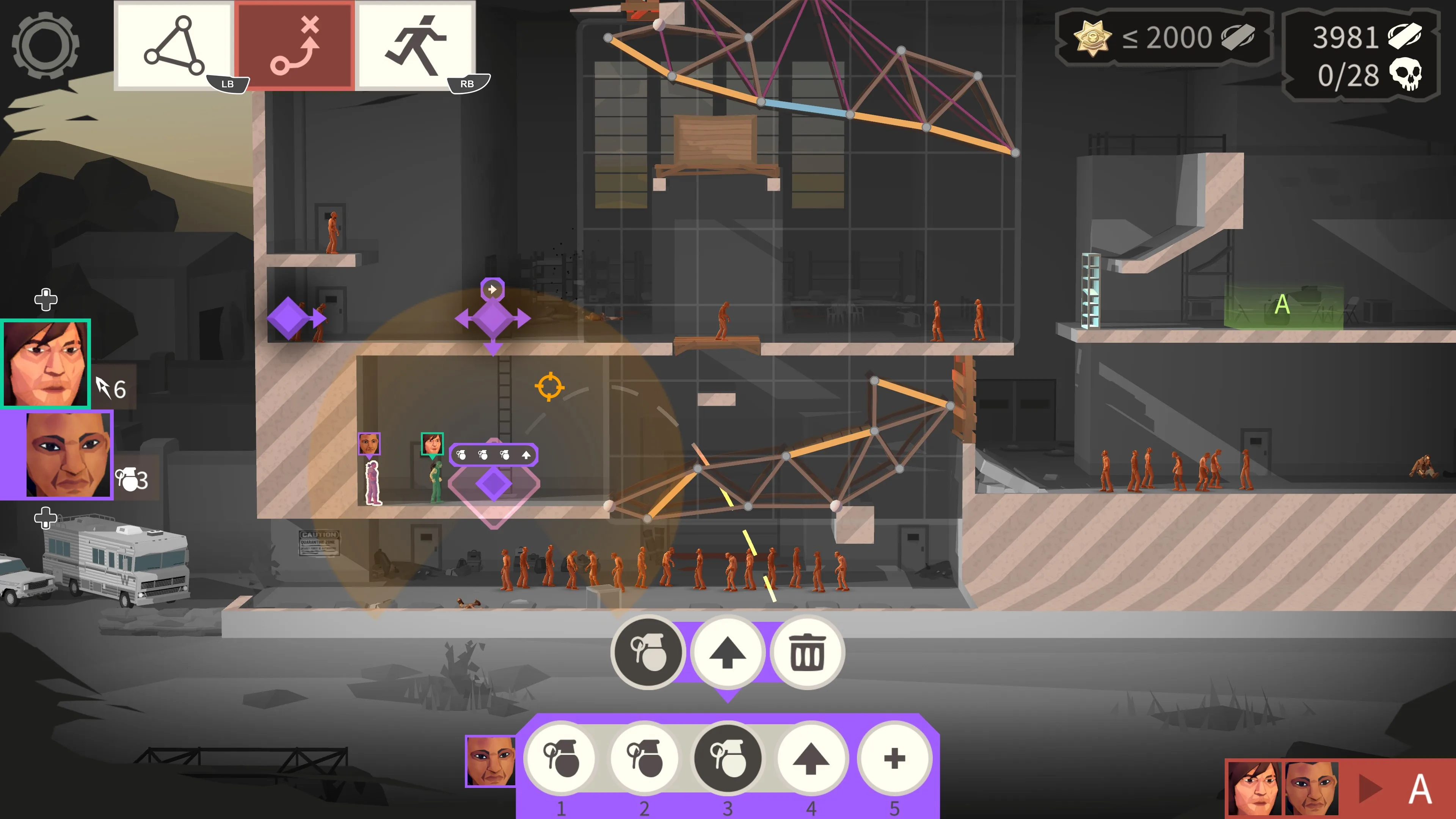 Bridge Constructor: The Walking Dead screenshot 5