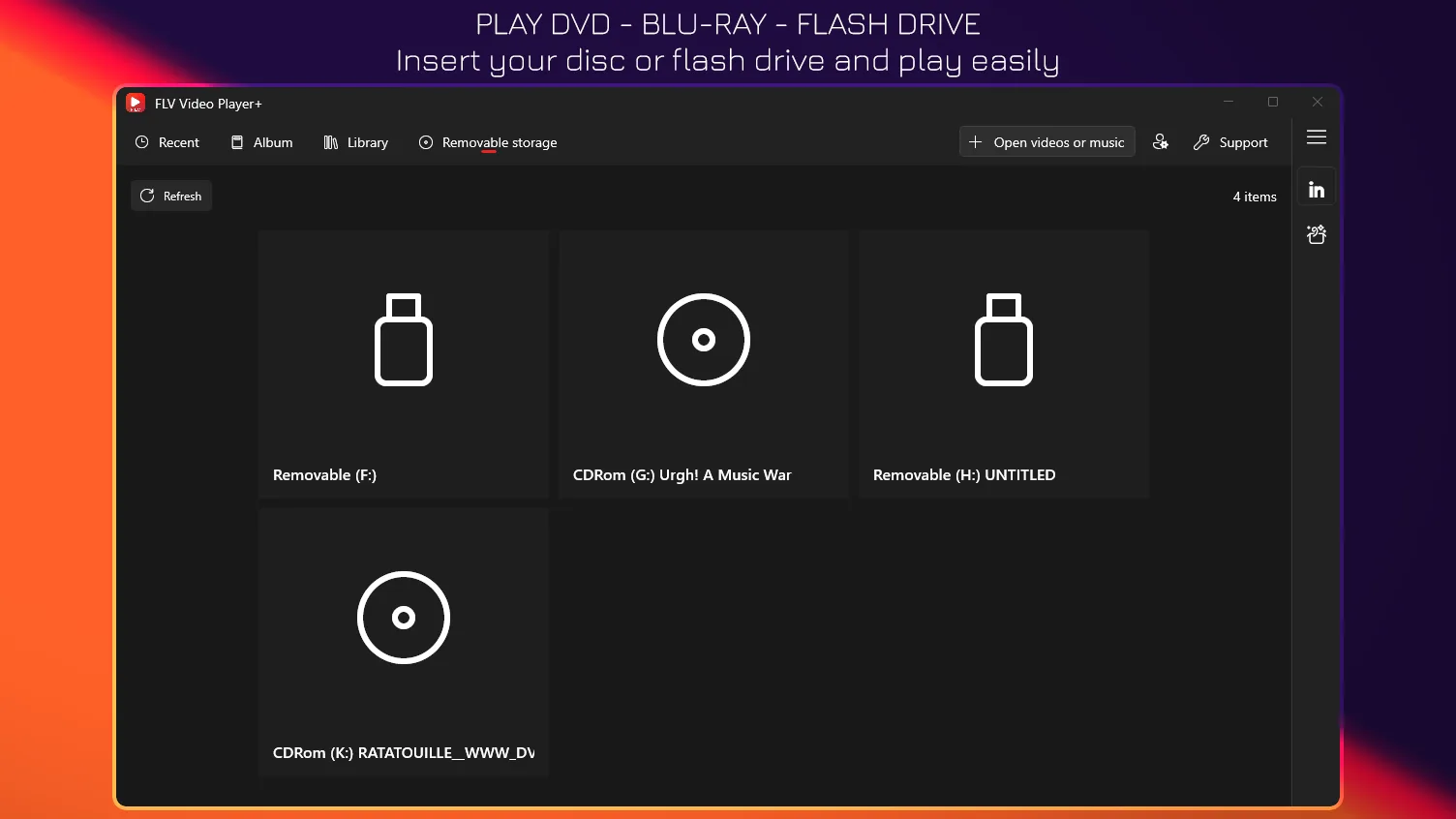 FLV Video Player+ screenshot 1