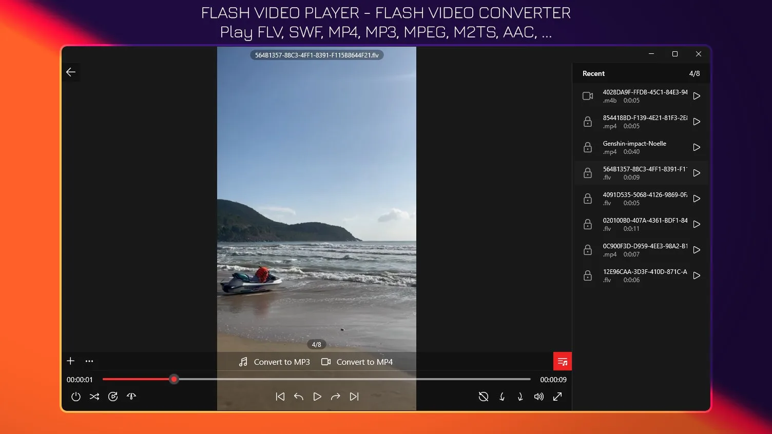 FLV Video Player+ screenshot 4