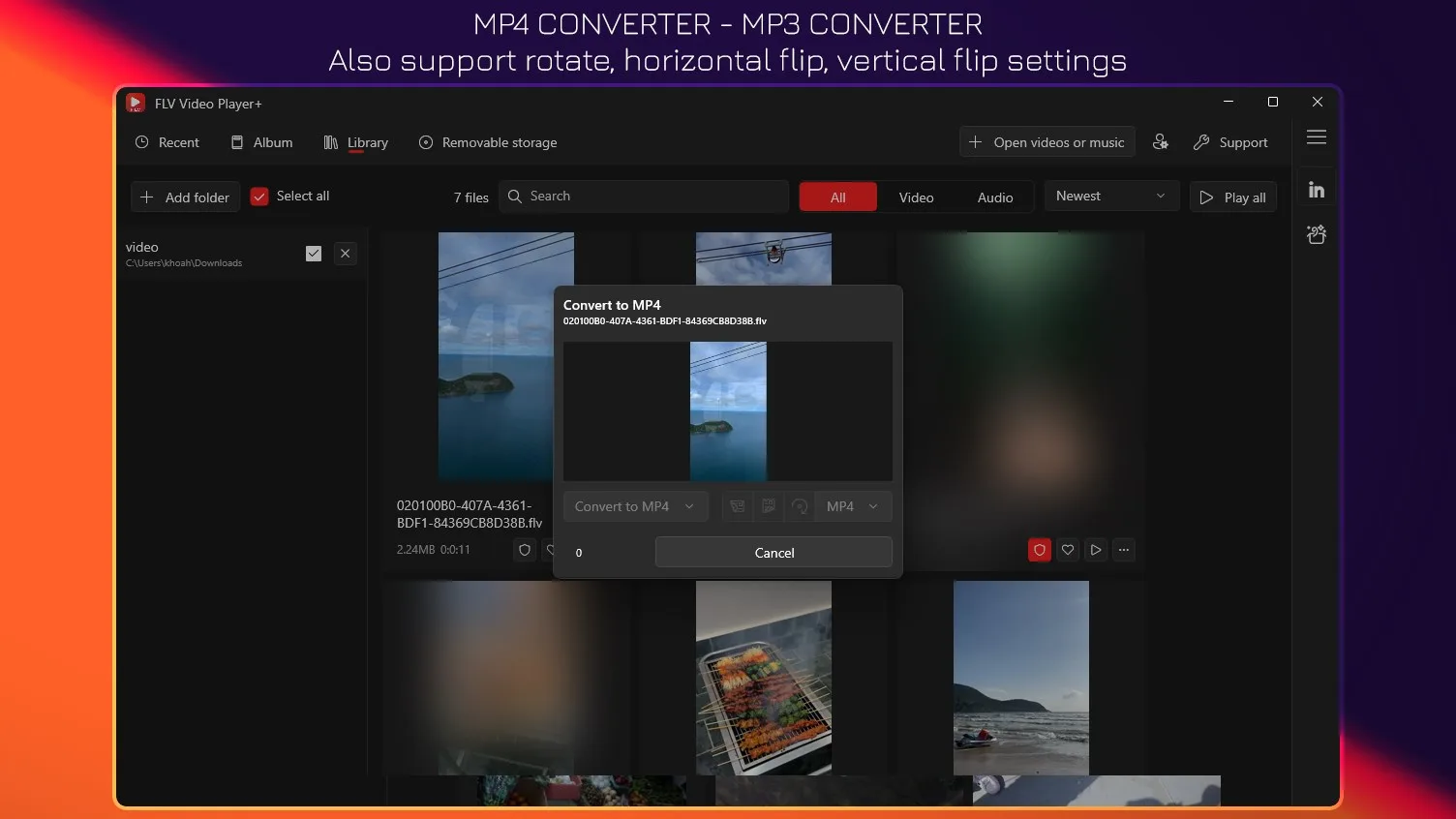 FLV Video Player+ screenshot 5