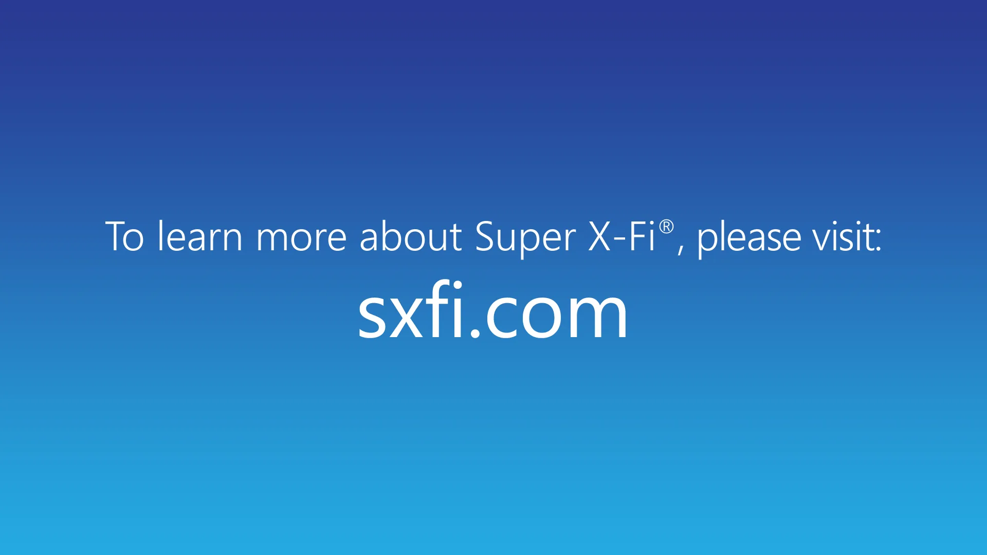 SXFI App screenshot 1