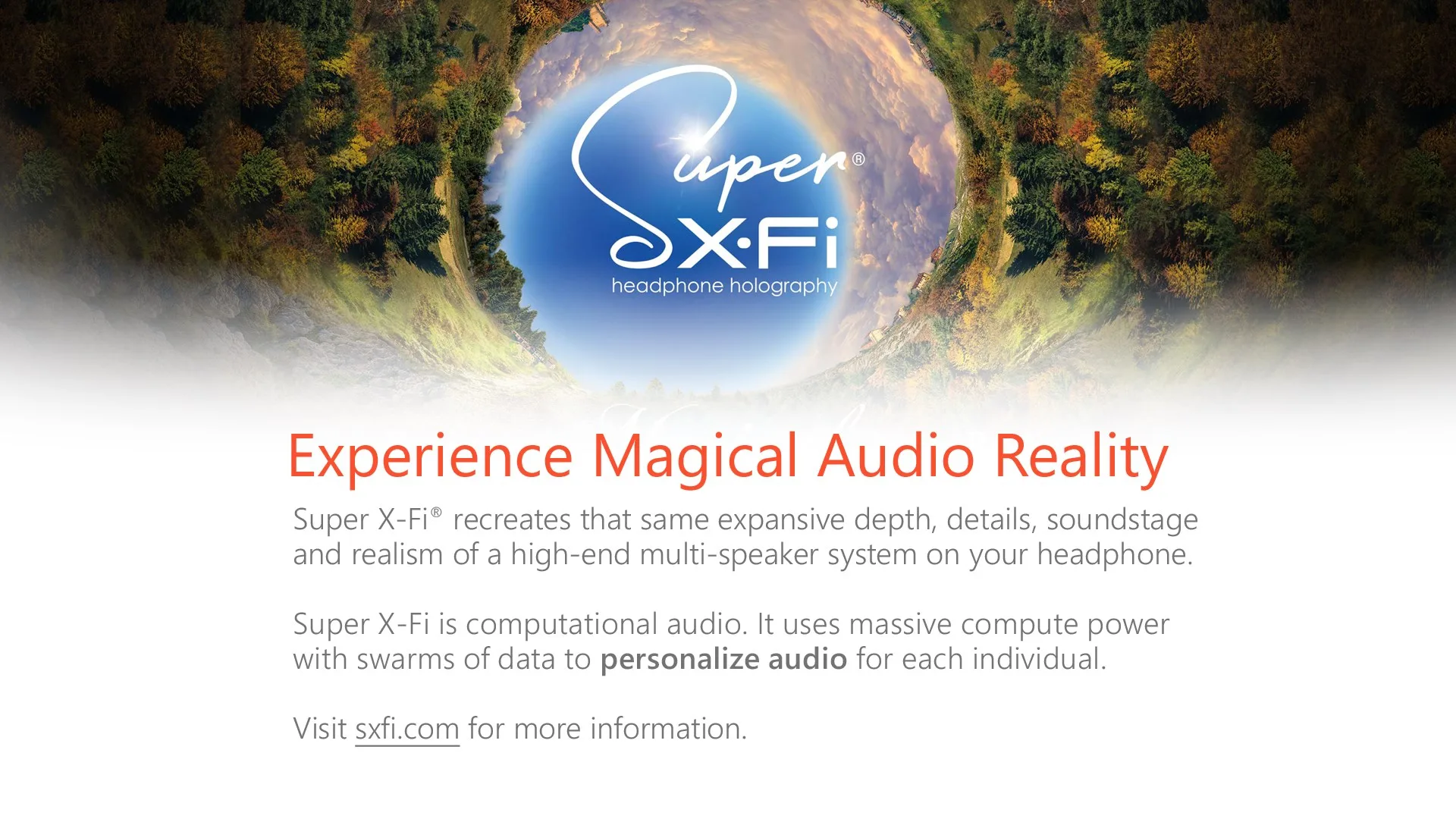 SXFI App screenshot 2