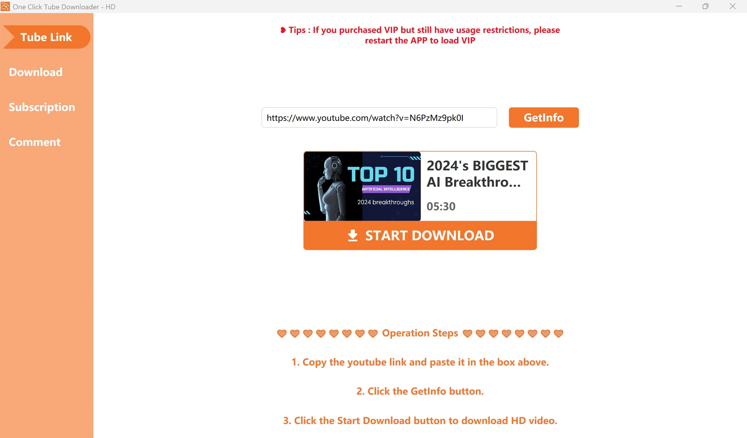 One Click Tube Downloader - HD screenshot 2