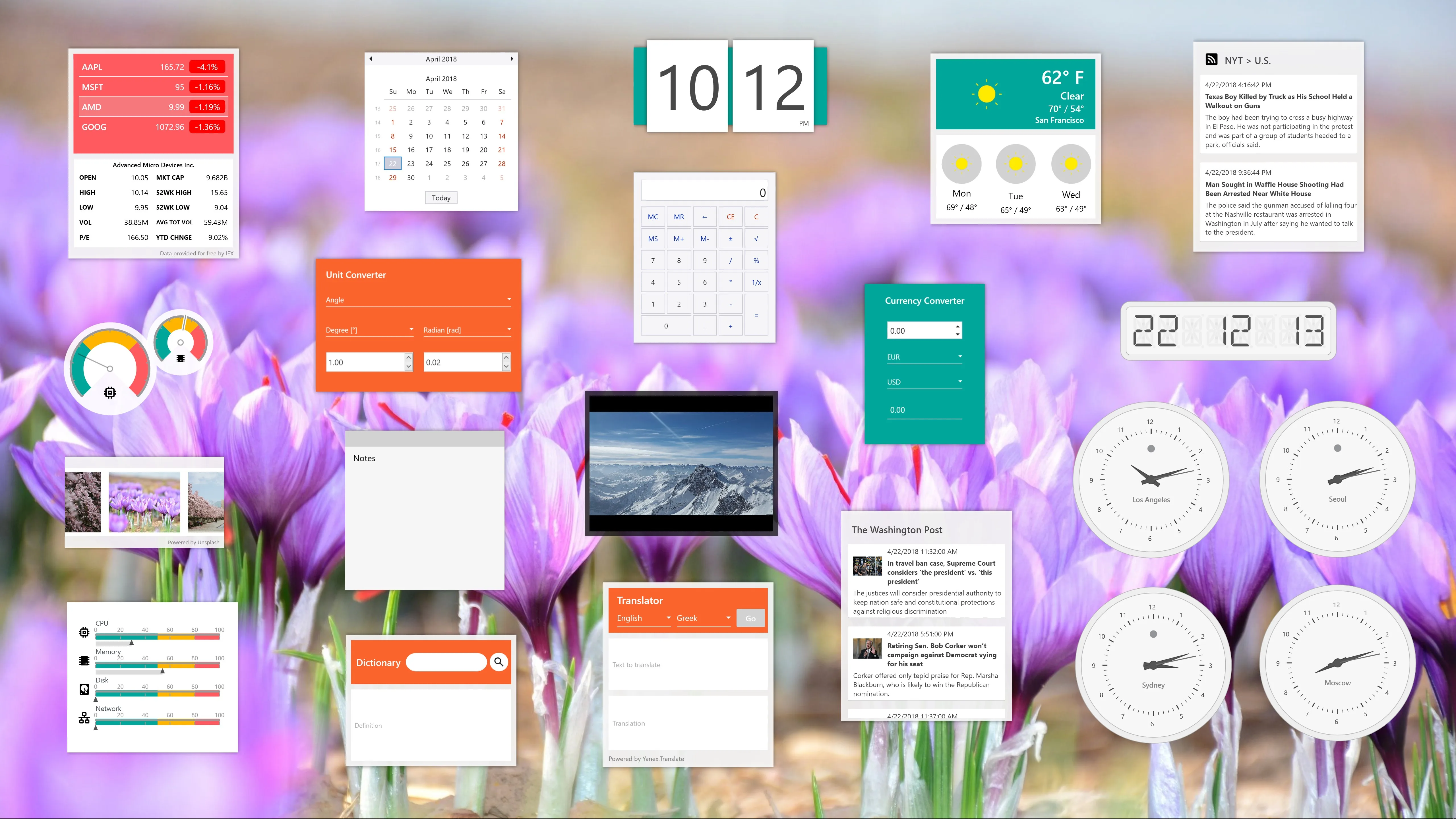 Desktop Gadgets screenshot 4