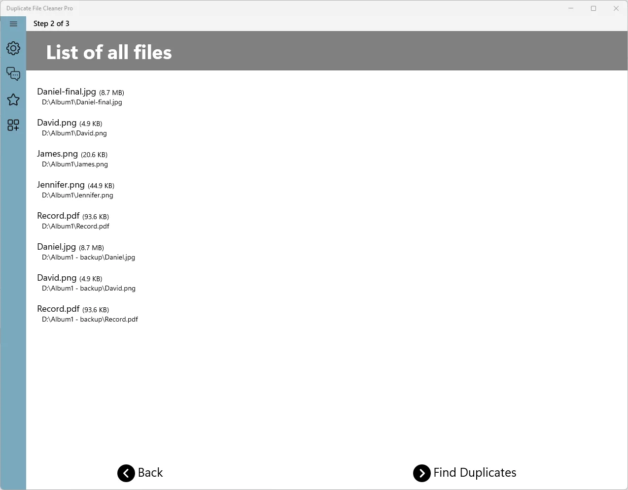 Duplicate File Cleaner Pro screenshot 2