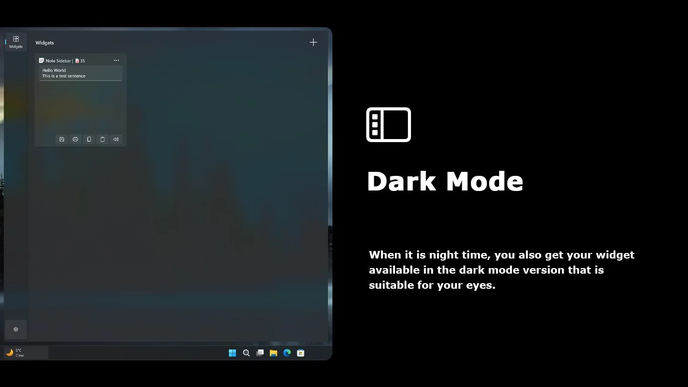 Note Sidebar screenshot 1