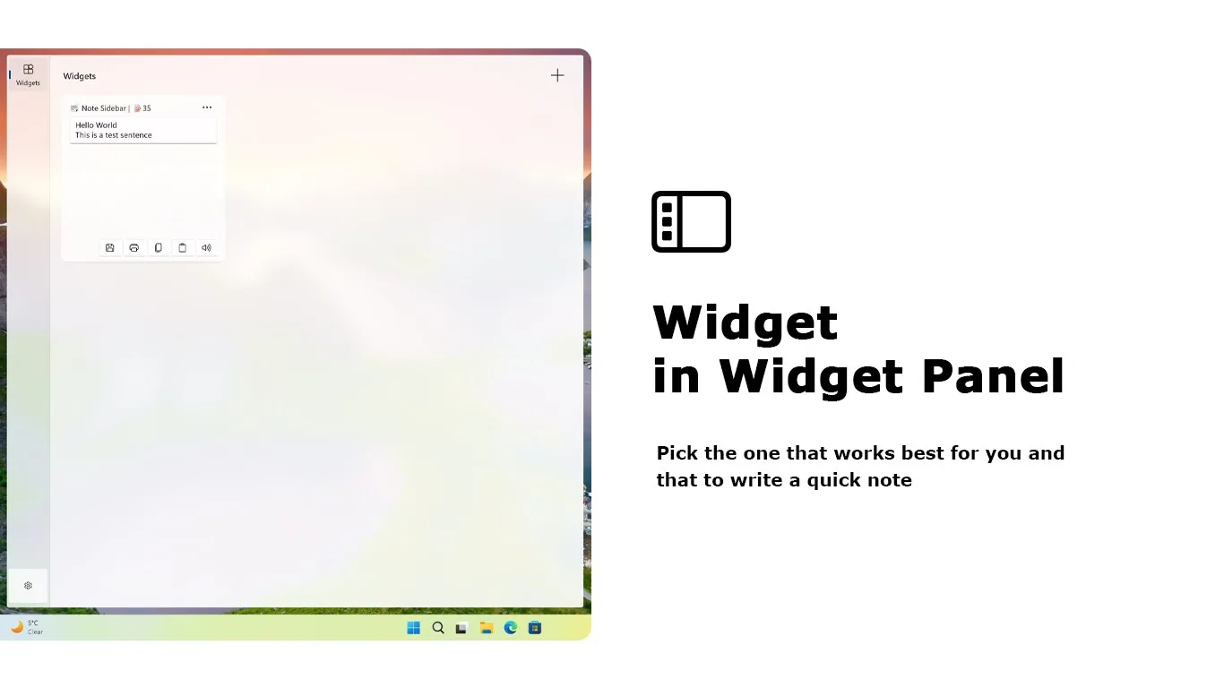 Note Sidebar screenshot 2