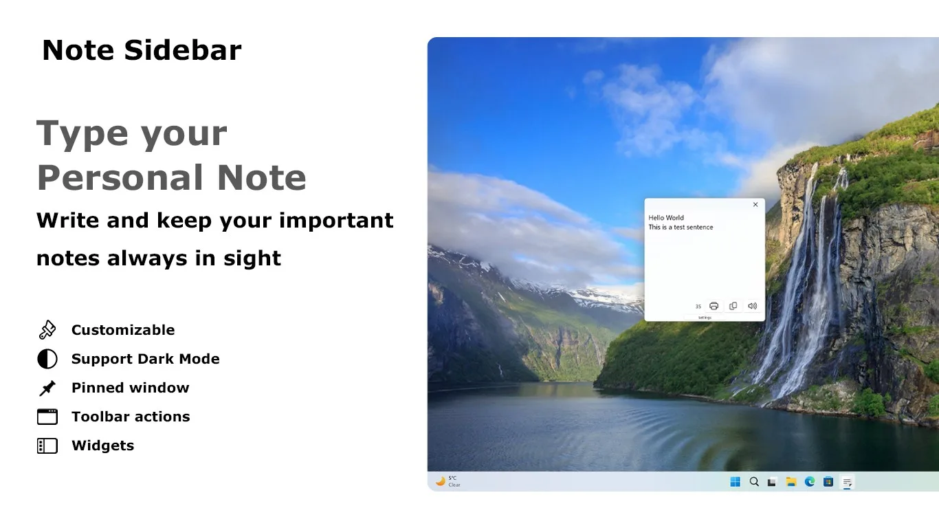 Note Sidebar screenshot 3