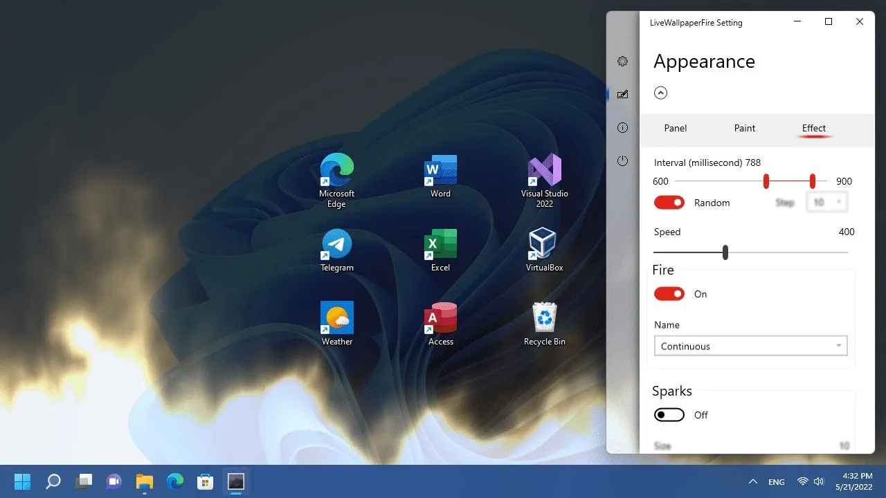 LiveWallpaperFire+ screenshot 5