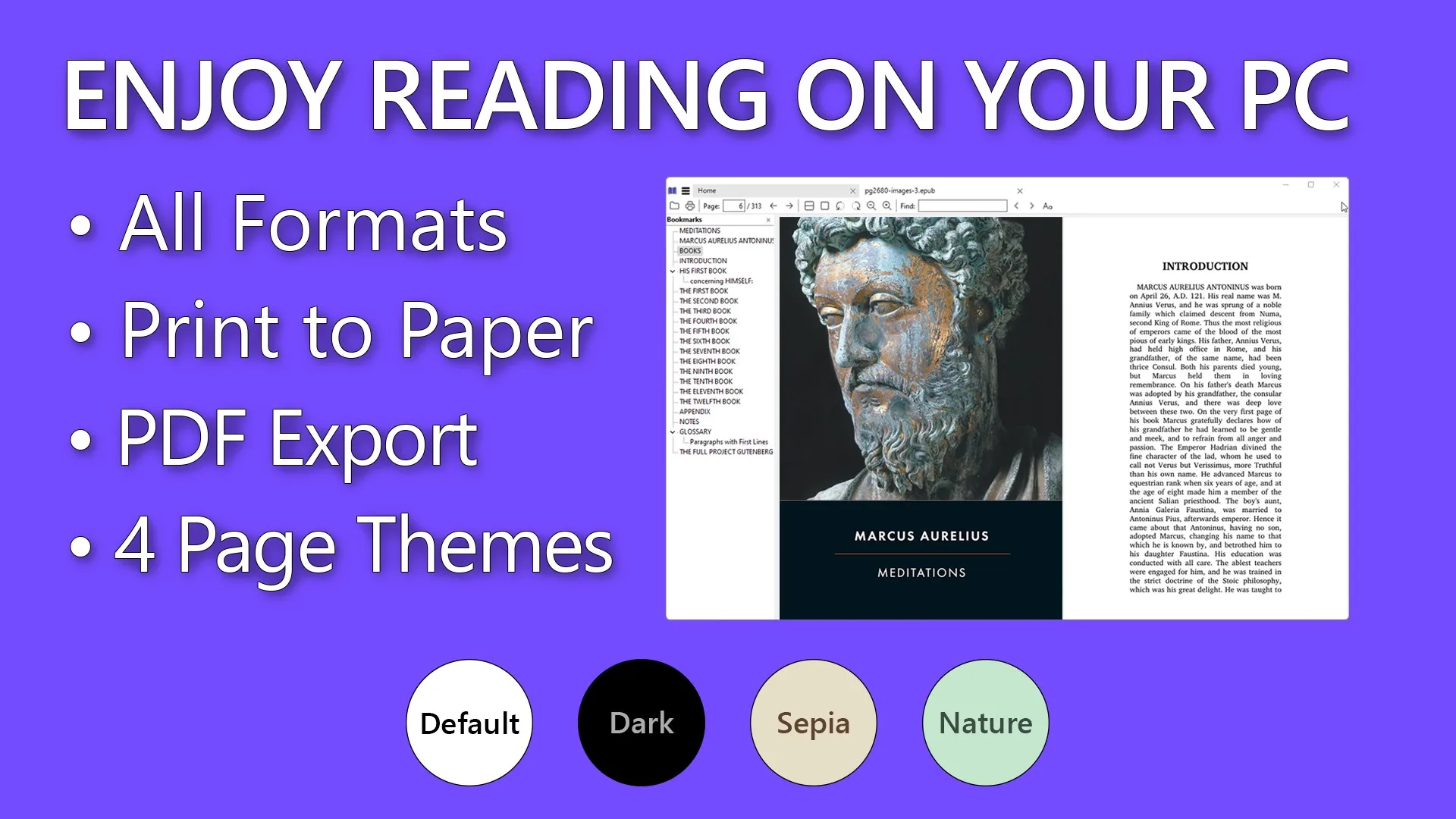 EPUB eBooks Reader screenshot 1