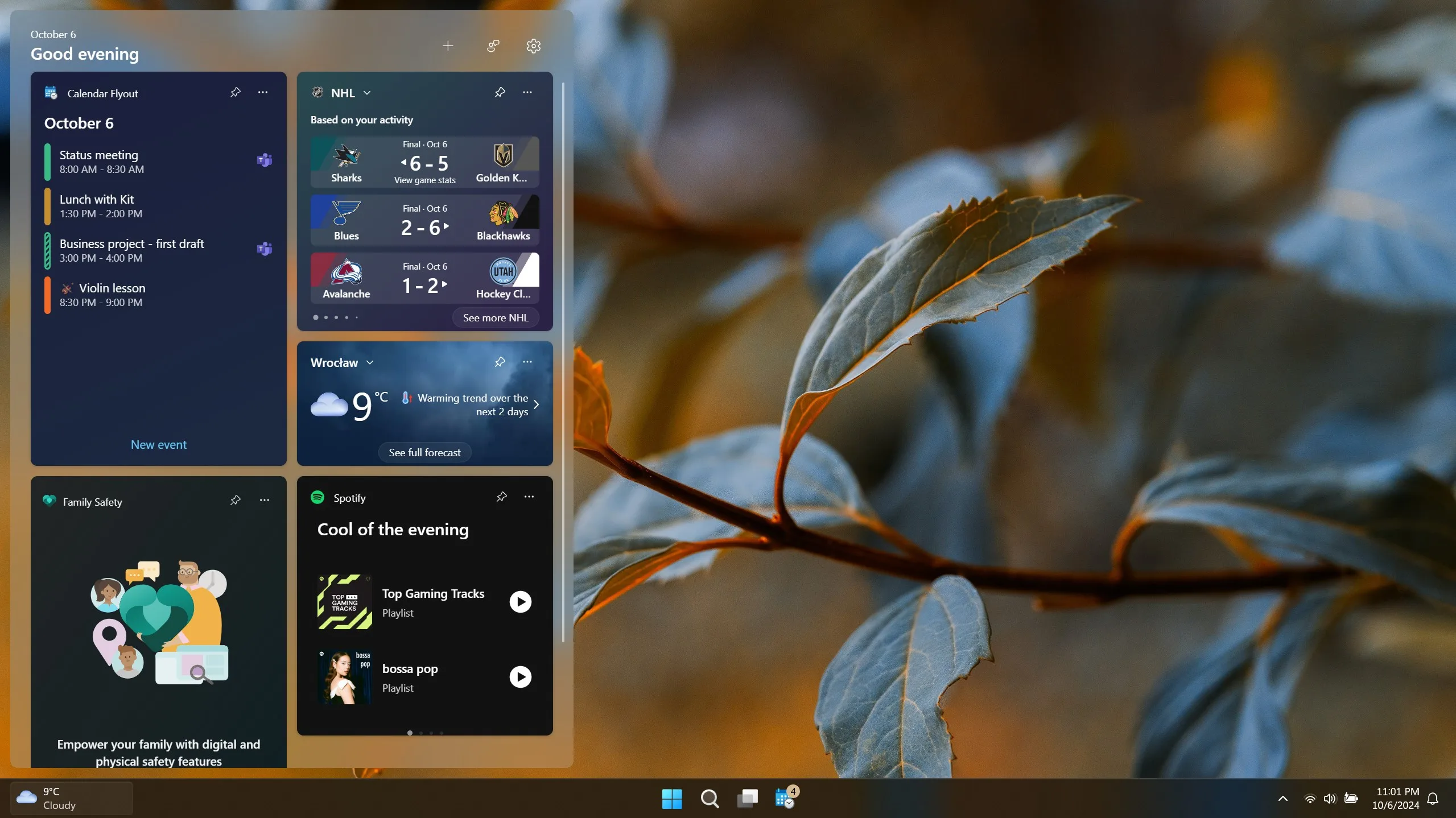 Calendar Flyout screenshot 3