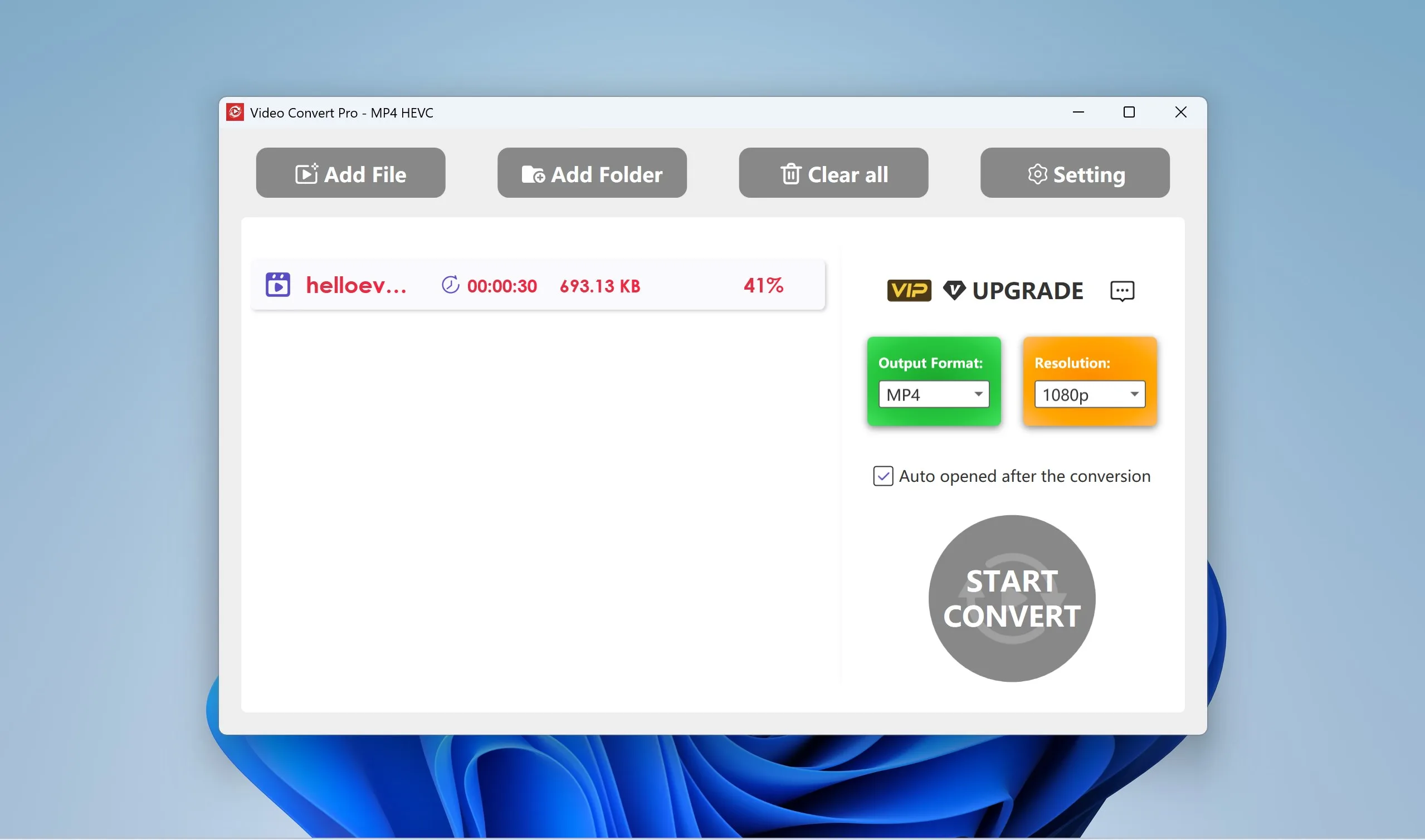 Video Convert Pro - MP4 HEVC screenshot 2
