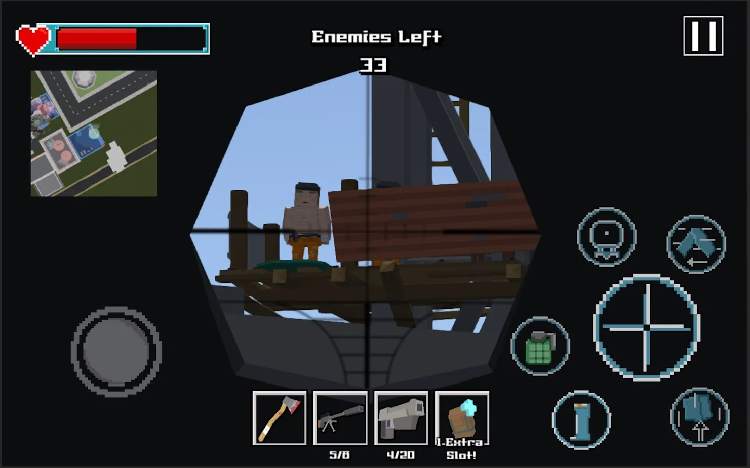 Sniper Shooter Blocky Hitman screenshot 2
