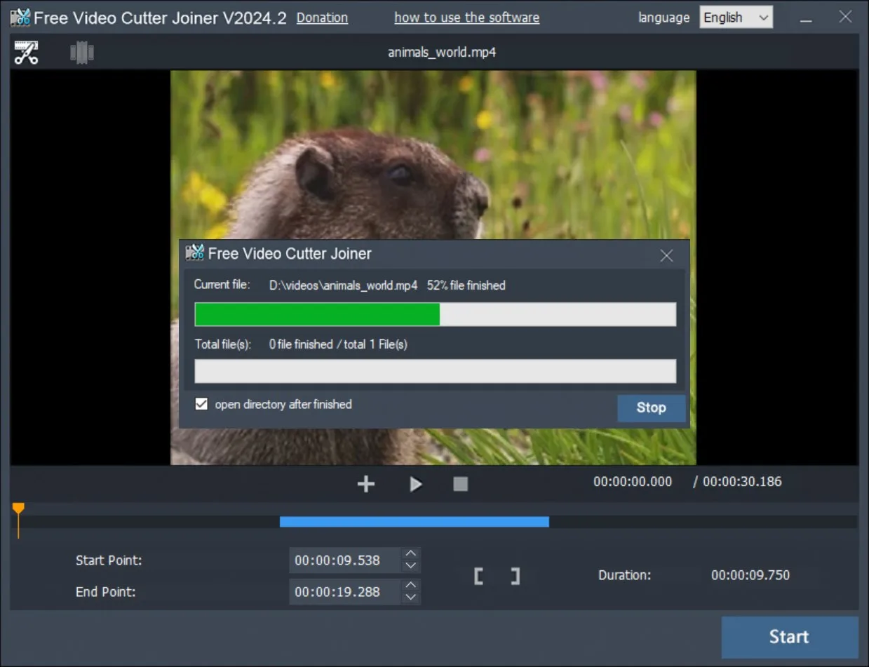 Free Video Cutter Joiner screenshot 3