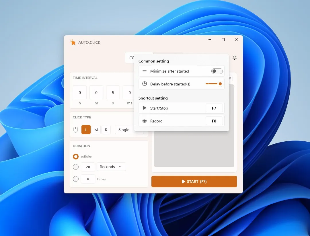 Auto.Click - Auto Mouse Clicker screenshot 5