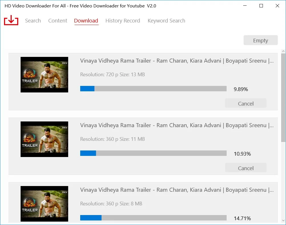 HD Video Downloader For Internet screenshot 1