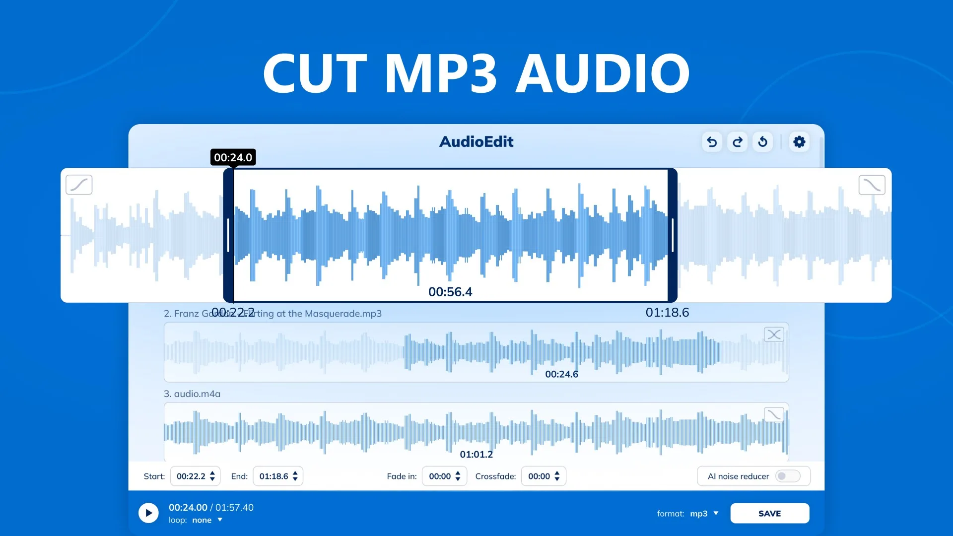 AUDIOEDIT: Audio Editing Controls screenshot 2