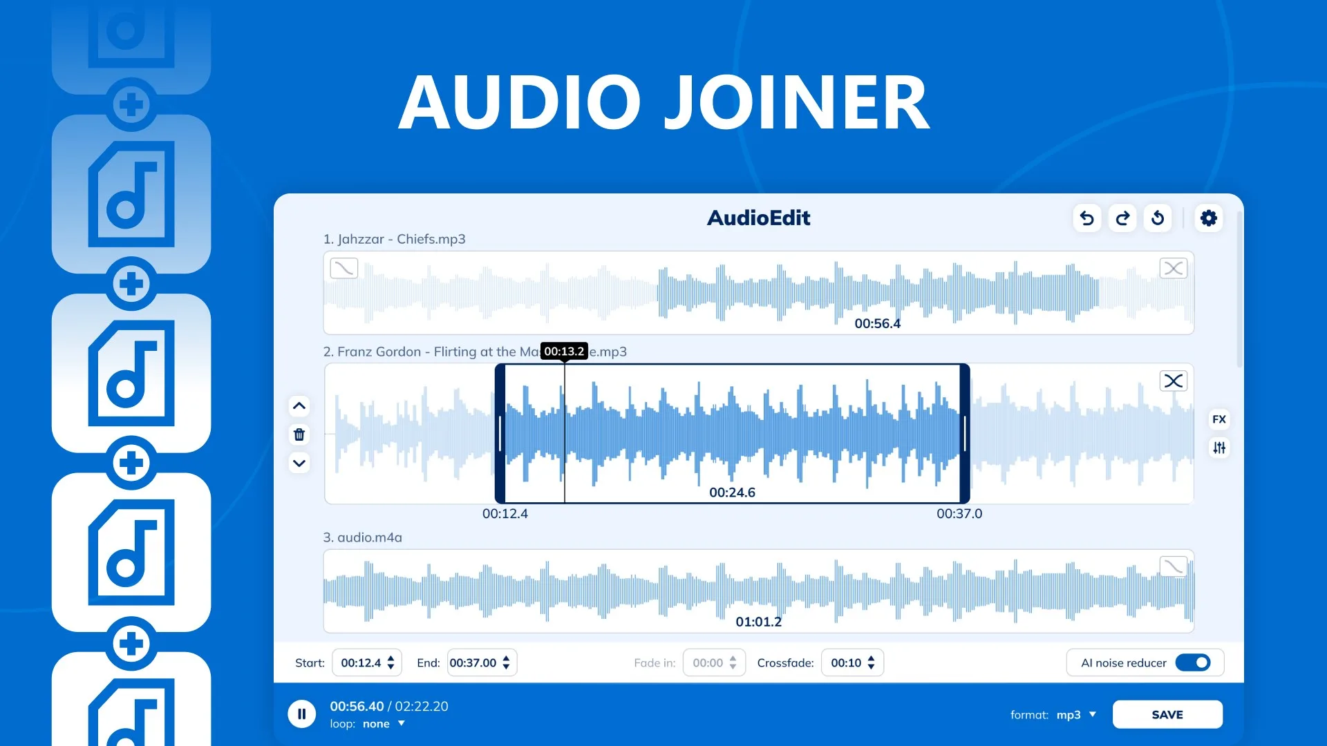 AUDIOEDIT: Audio Editing Controls screenshot 3