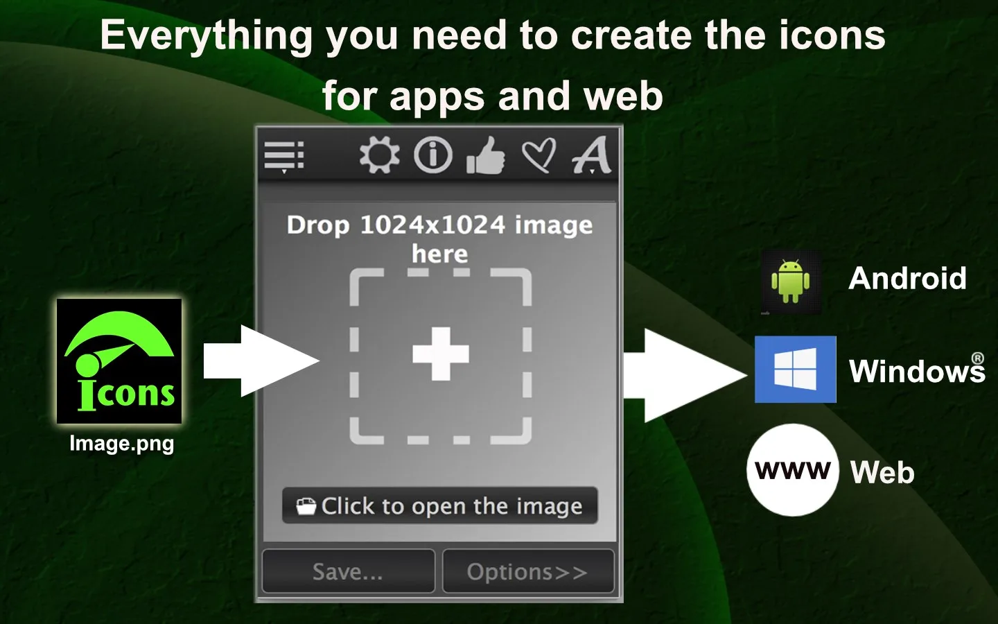 Quick Icons Lite screenshot 1