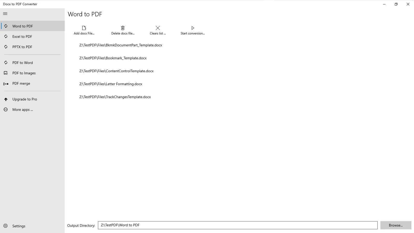Docx to PDF Converter screenshot 2