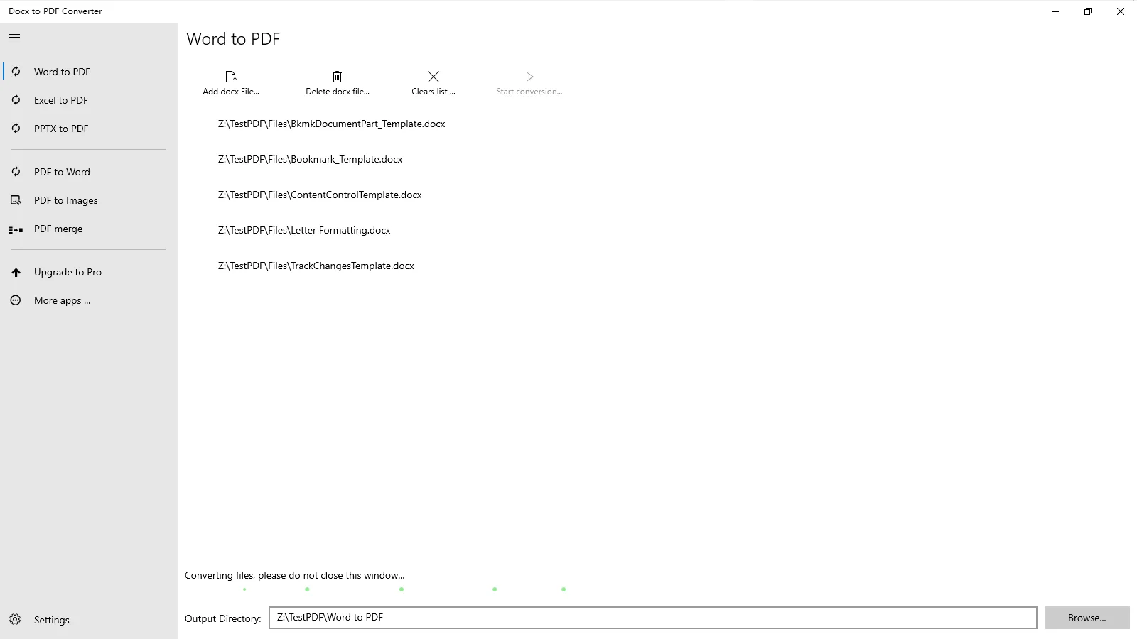 Docx to PDF Converter screenshot 3