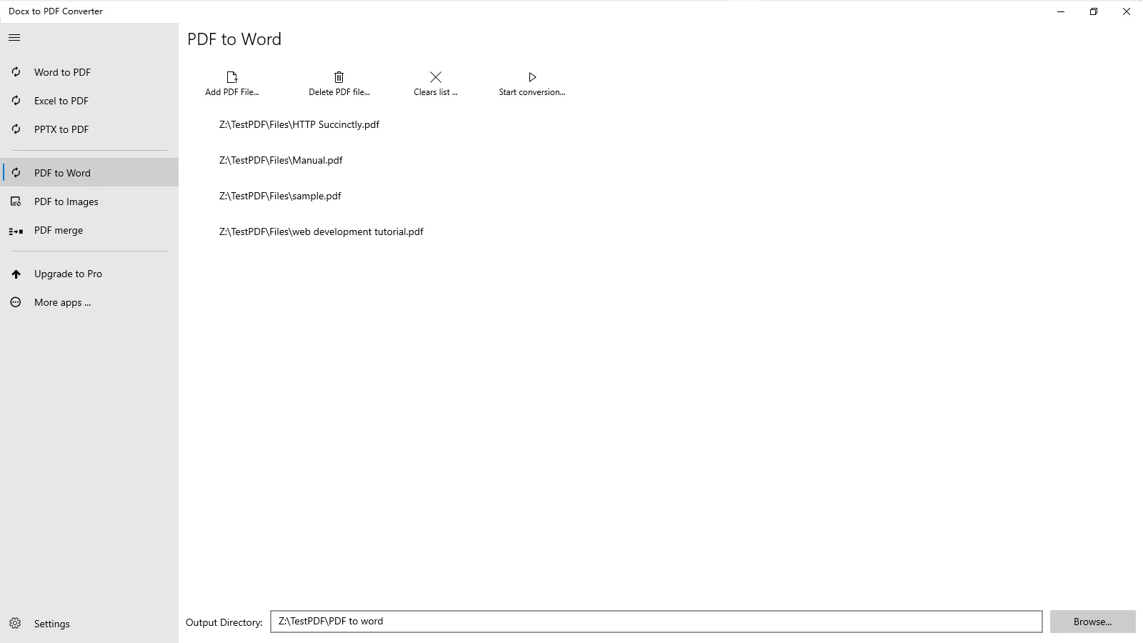 Docx to PDF Converter screenshot 4