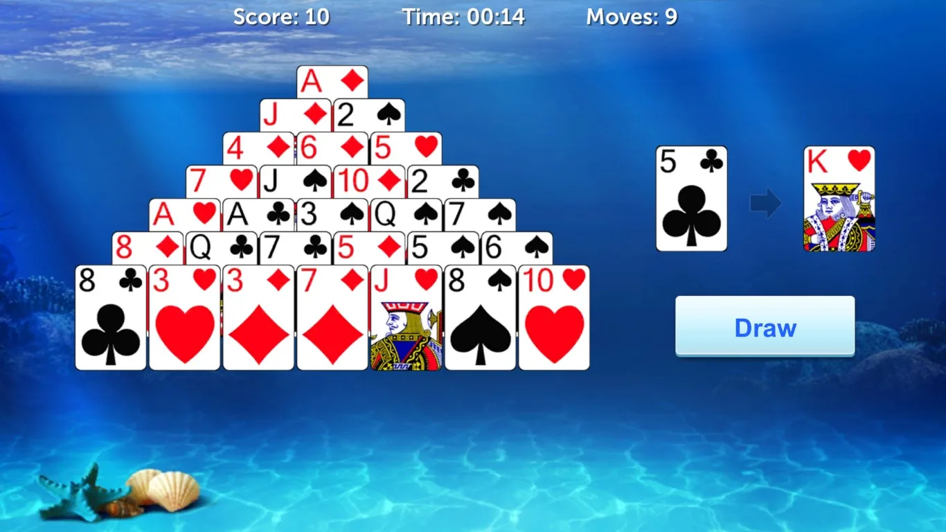 Pyramid Solitaire Pro!! screenshot 2