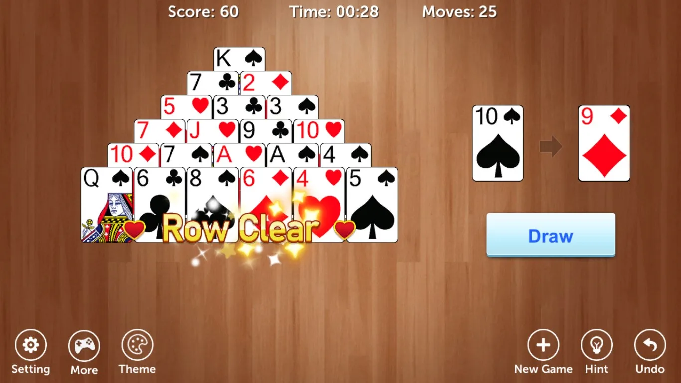 Pyramid Solitaire Pro!! screenshot 4