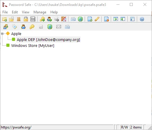 PWSafe (Password Safe) Store Edition screenshot 1