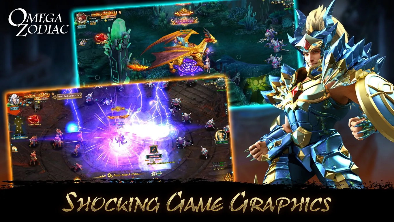 Omega Zodiac: Greek Dark 3D MMORPG screenshot 3