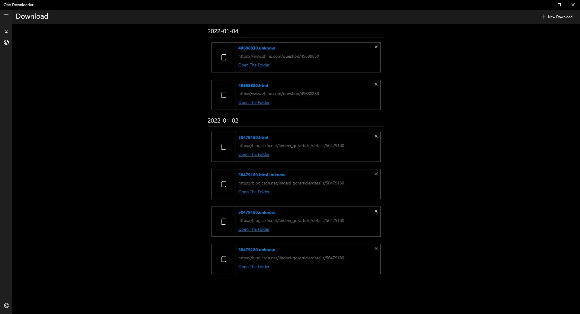 One Downloader screenshot 1