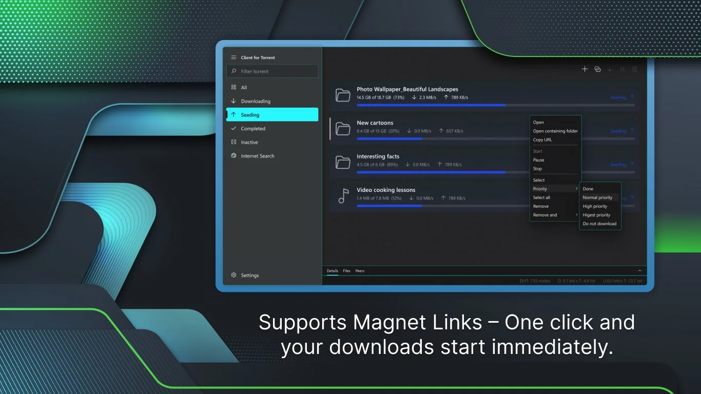 Client for Torrent screenshot 5