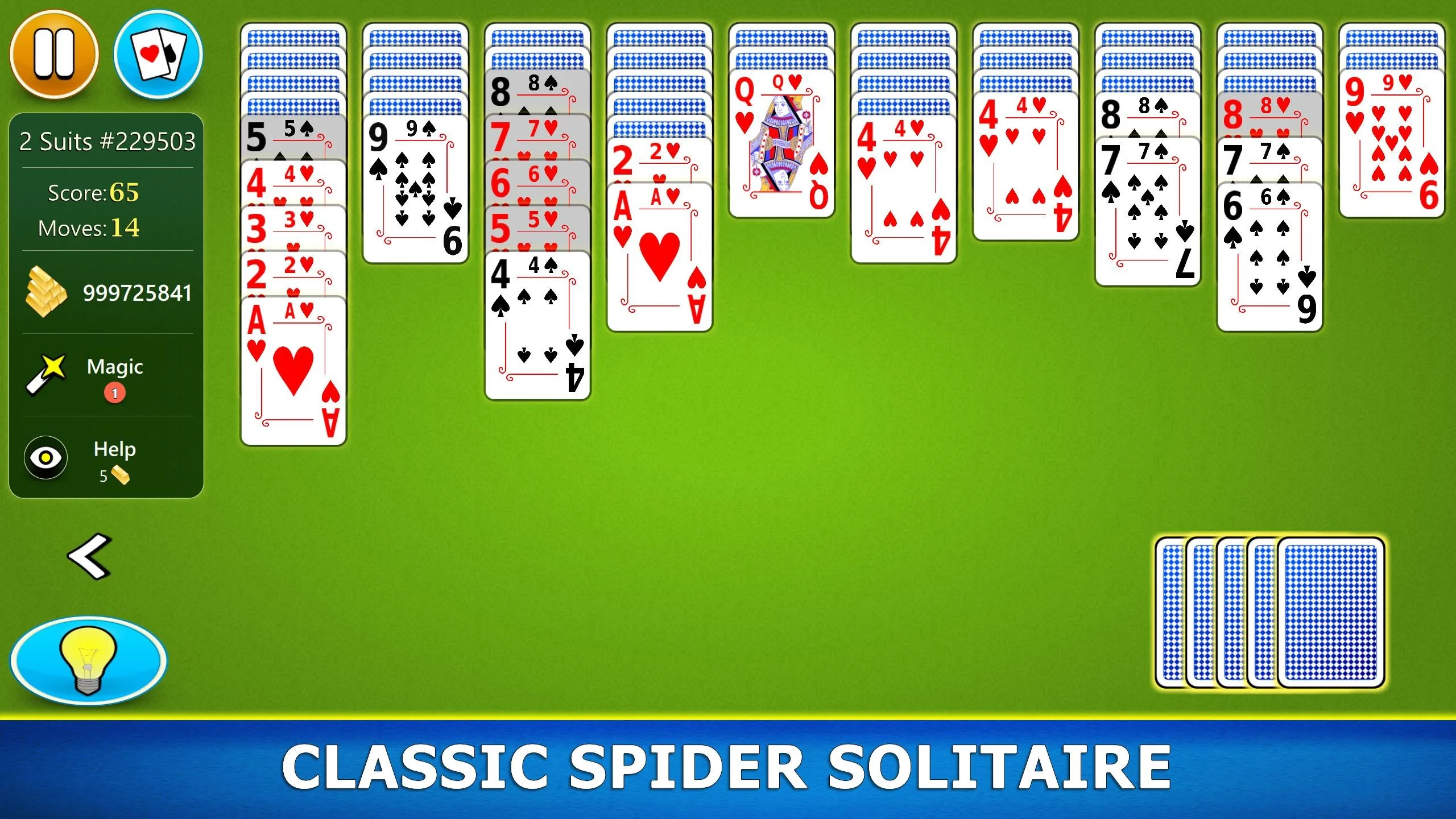 Spider Solitaire Mobile screenshot 2