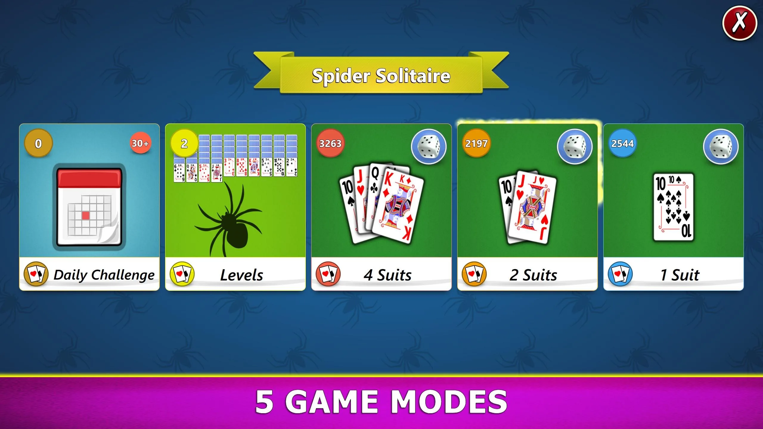 Spider Solitaire Mobile screenshot 3