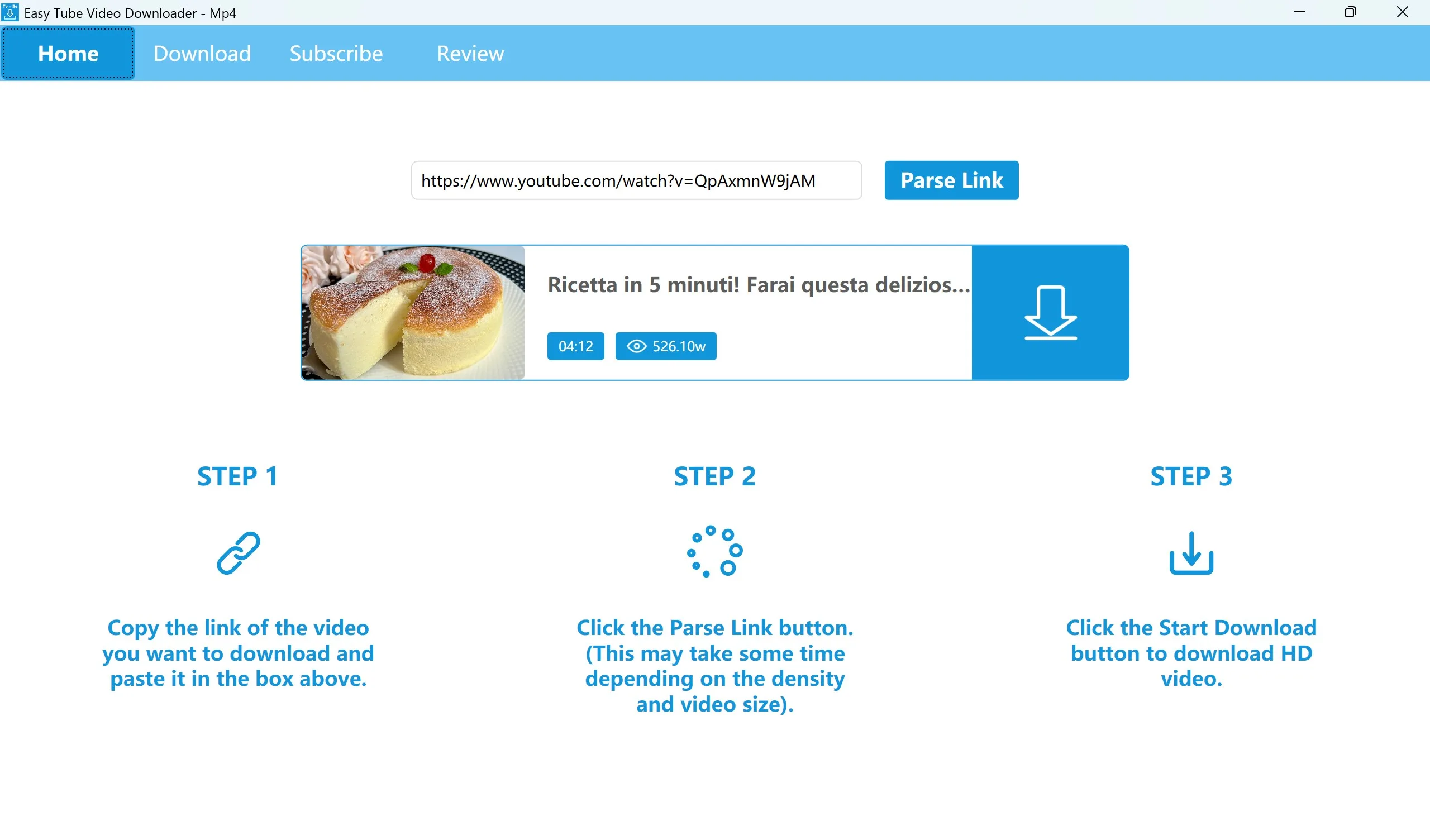 Easy Tube Video Downloader - Mp4 screenshot 1