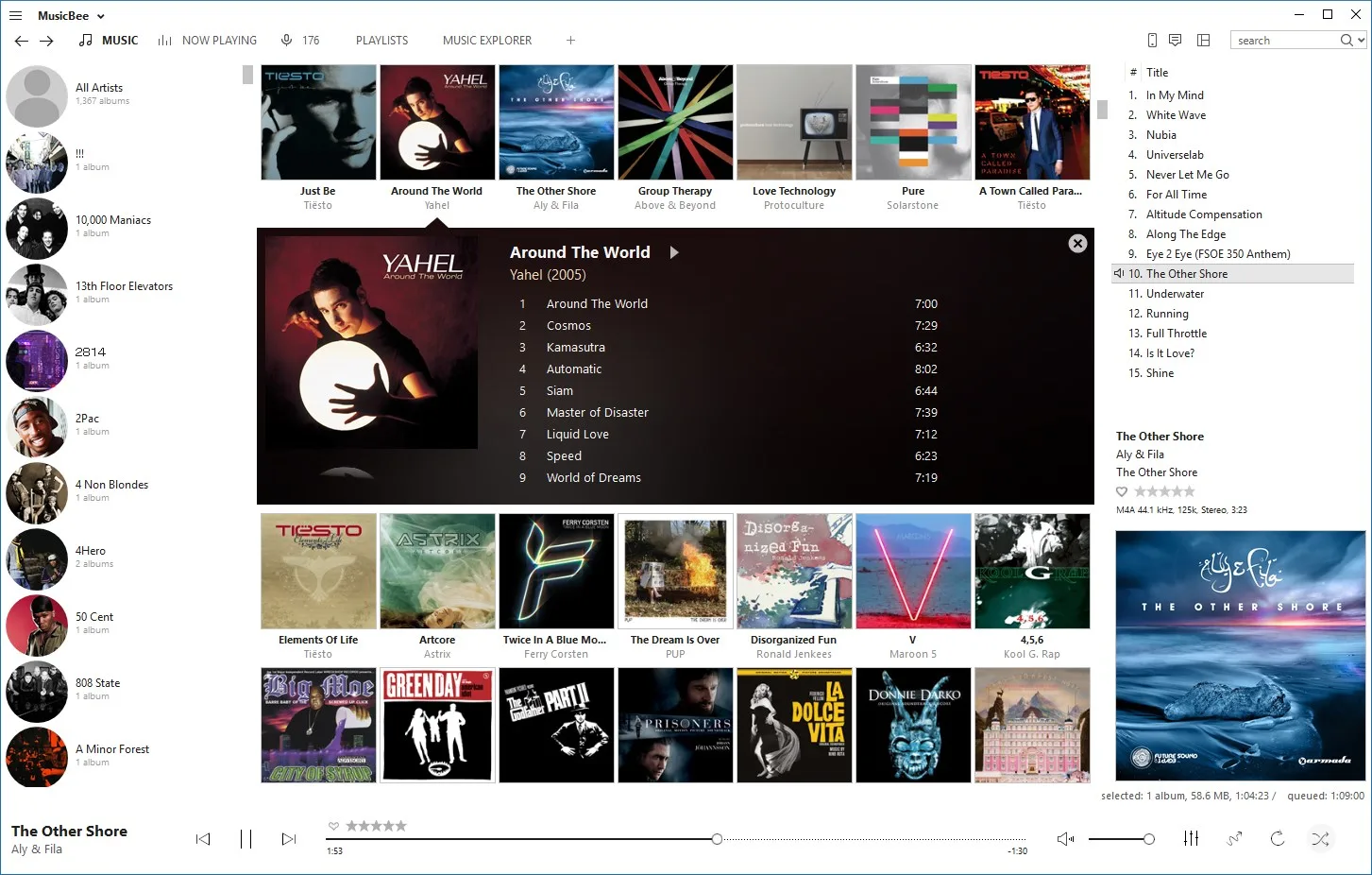 MusicBee screenshot 1