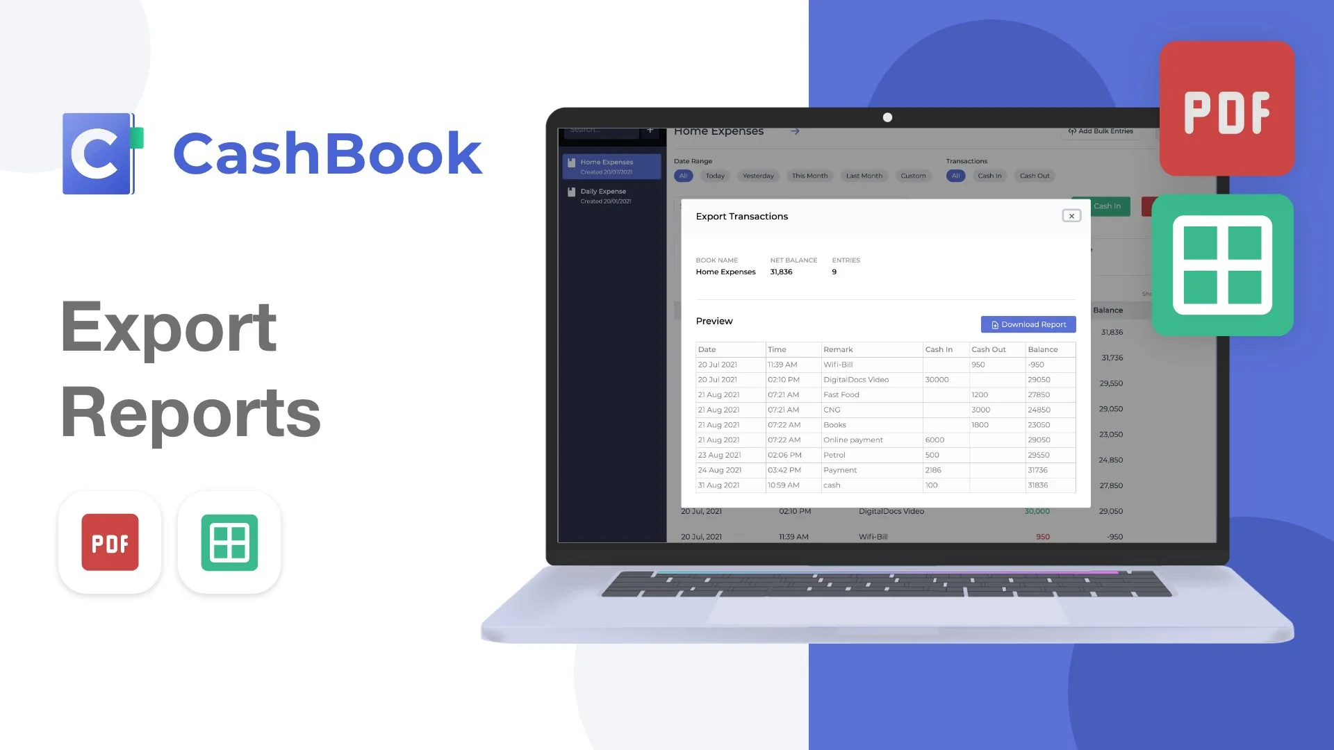CashBook App screenshot 3