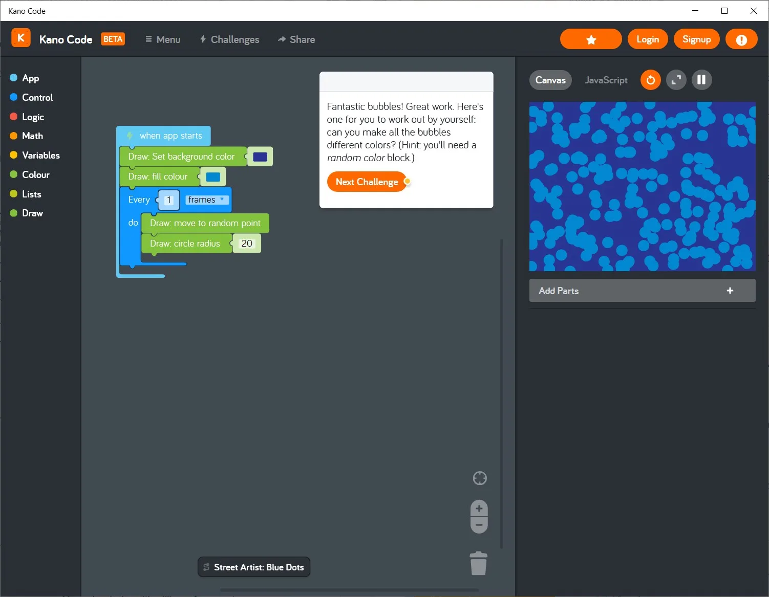 Kano Code screenshot 2