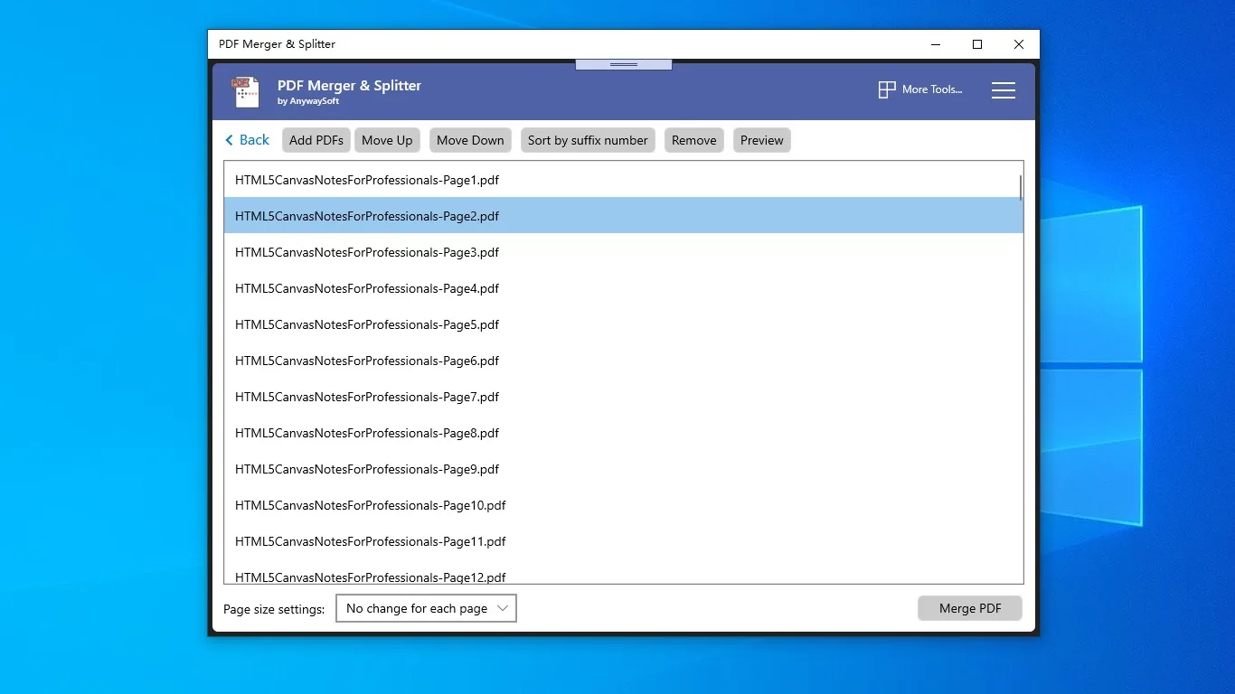PDF Merger & Splitter screenshot 3